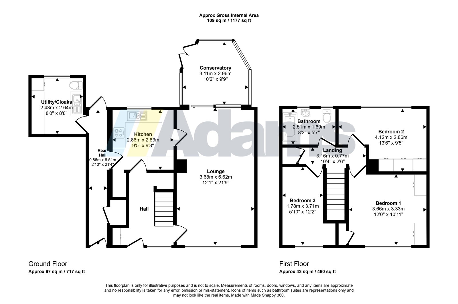 37, Liverpool Place, Widnes floorplan