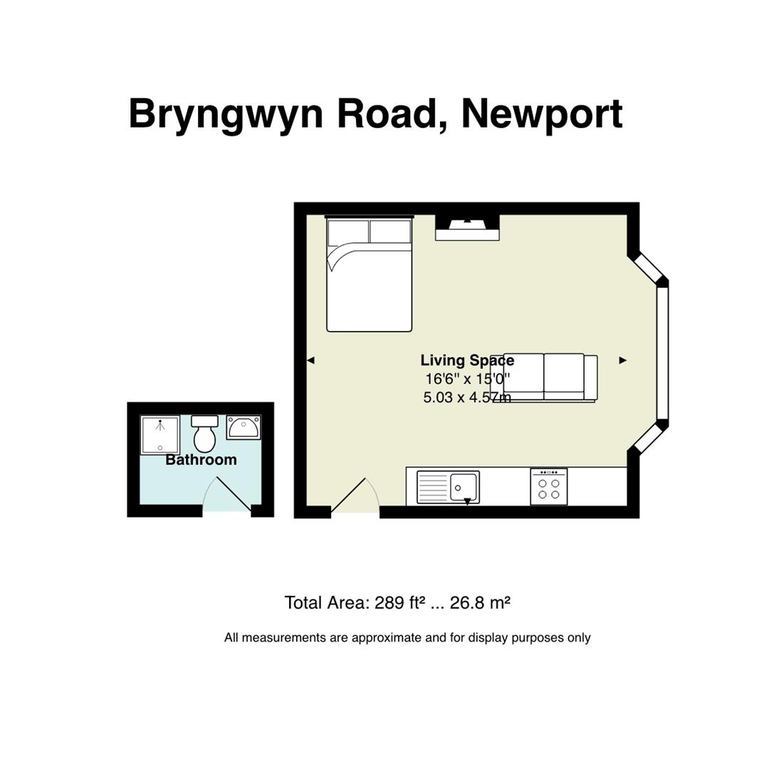 0 Bedrooms Studio to rent in Bryngwyn Road, Newport NP20