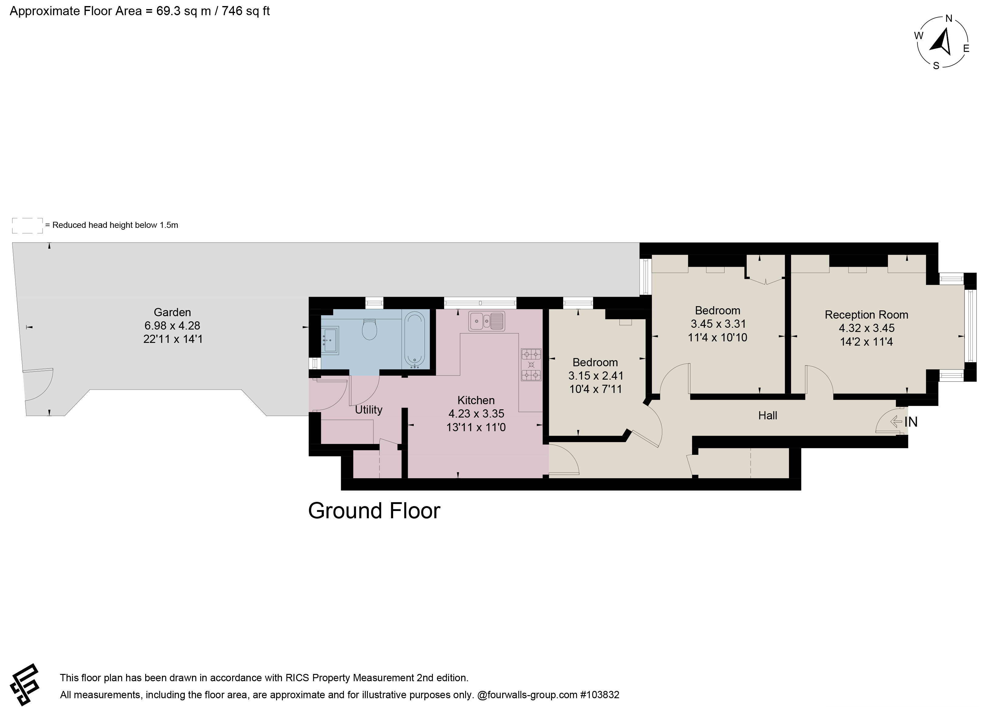 96, Winchester Road, Twickenham floorplan