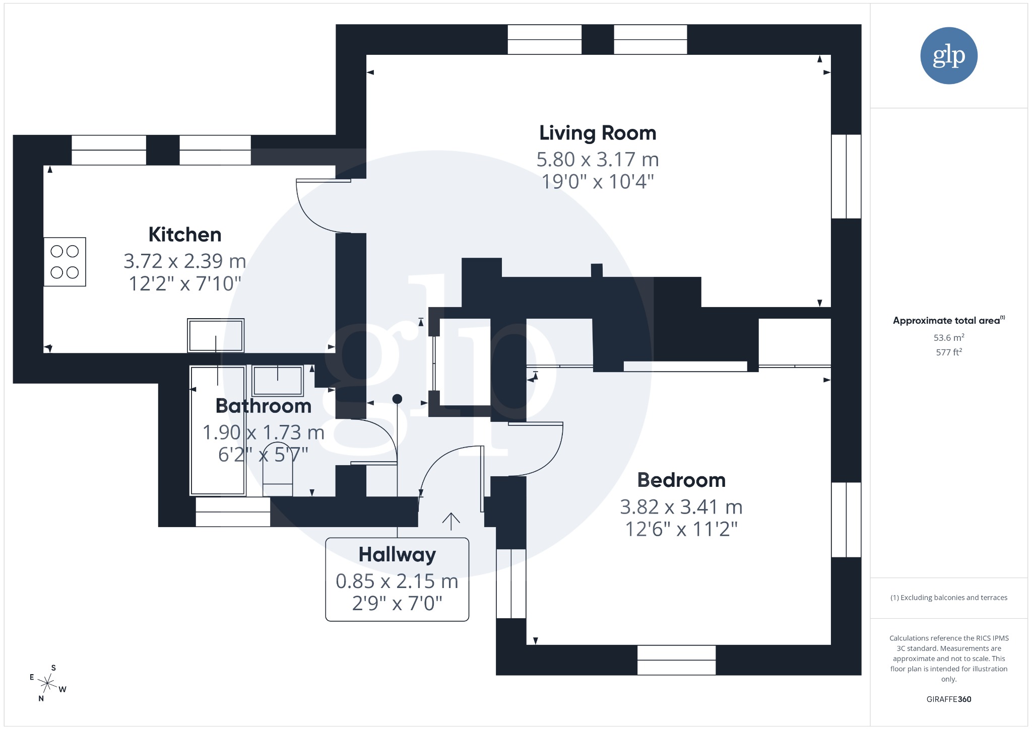 Flat 9, Stedham Chambers, London floorplan