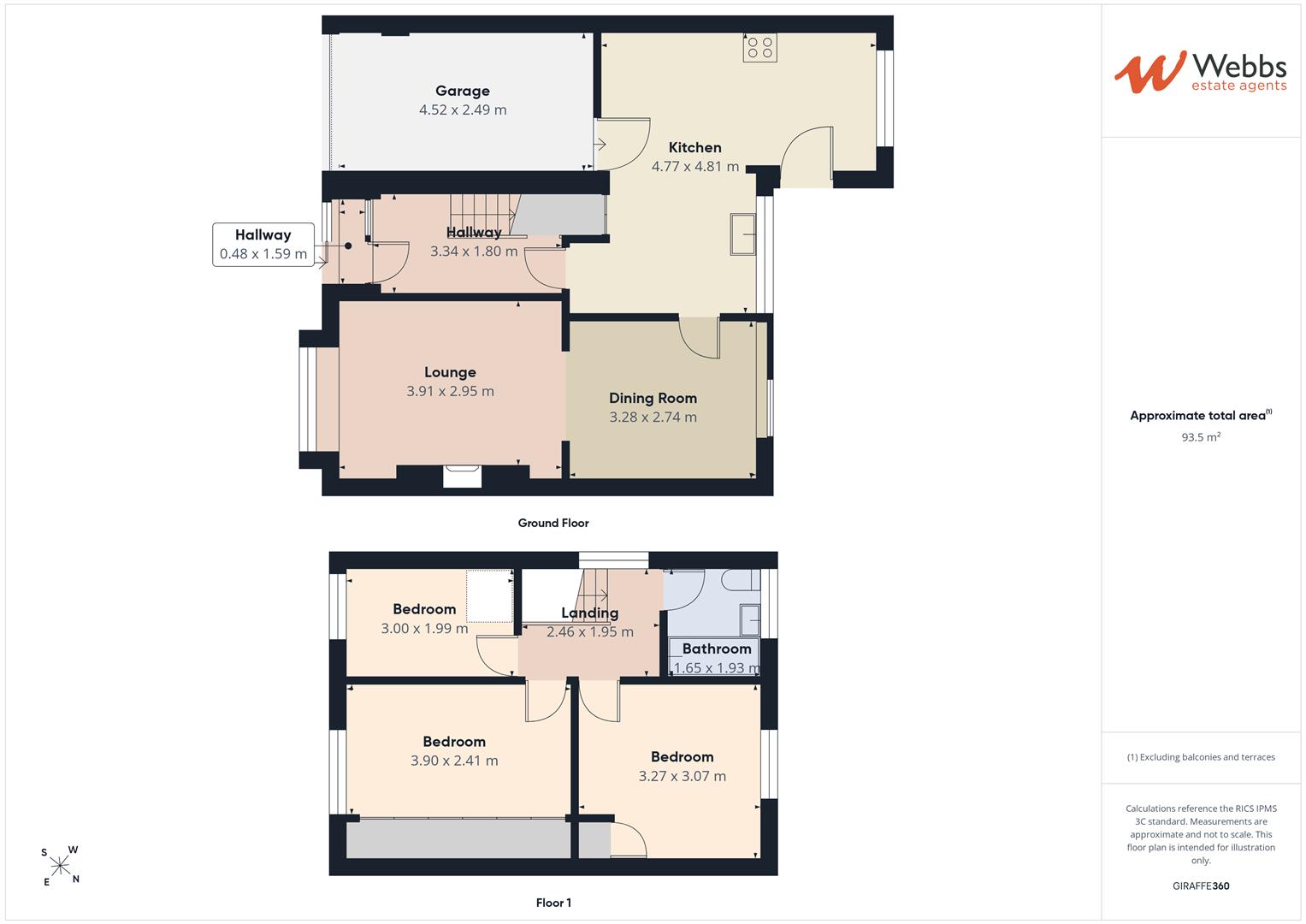 5, St. Anthonys Close, Rugeley floorplan