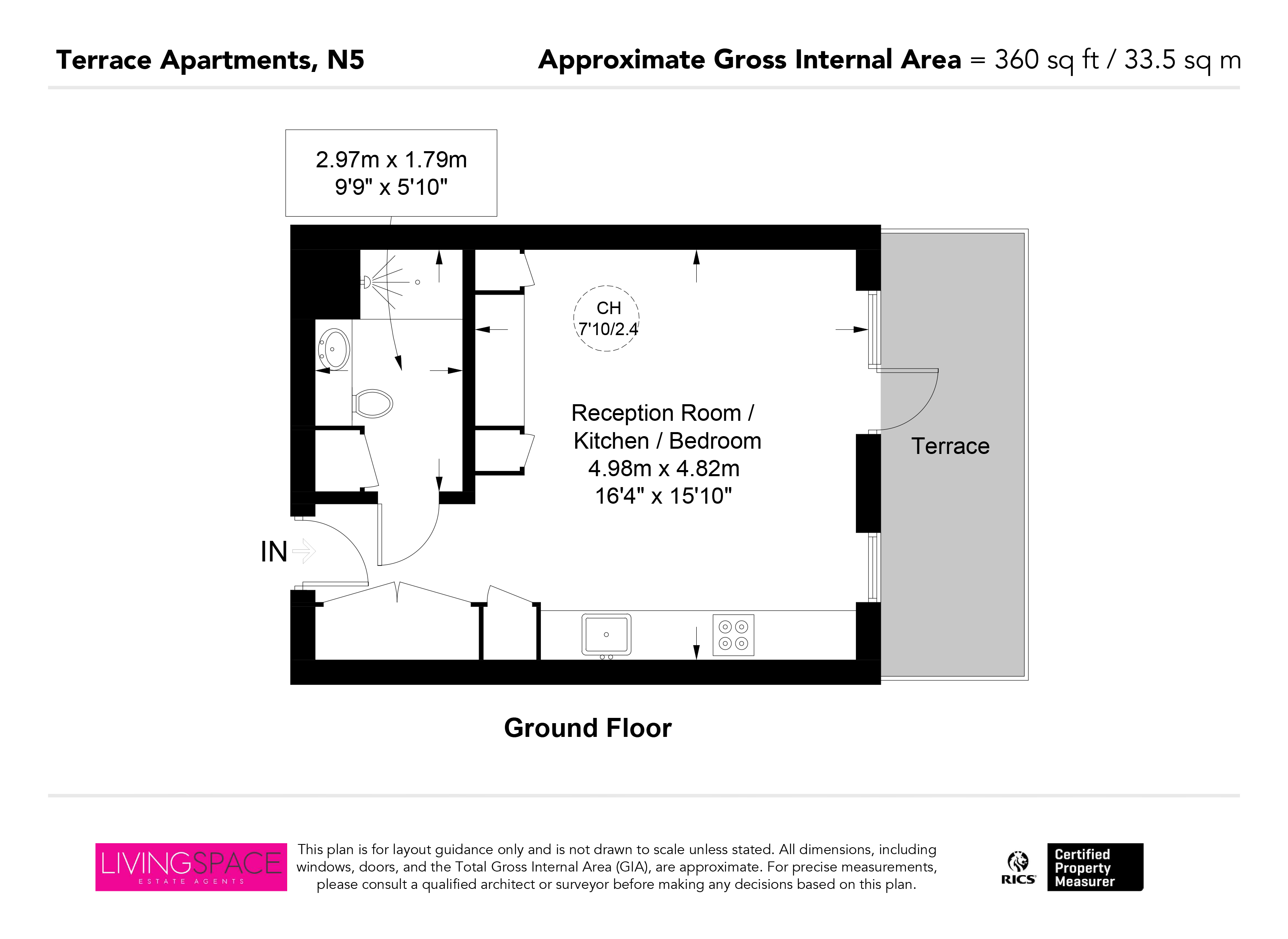 4 Terrace Apartment, Drayton Park, London floorplan