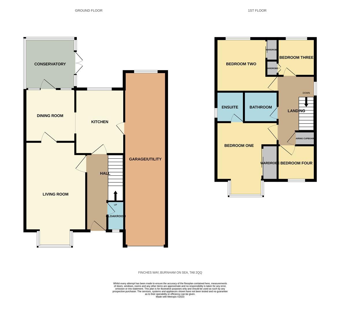 11, Finches Way, Burnham-On-Sea floorplan