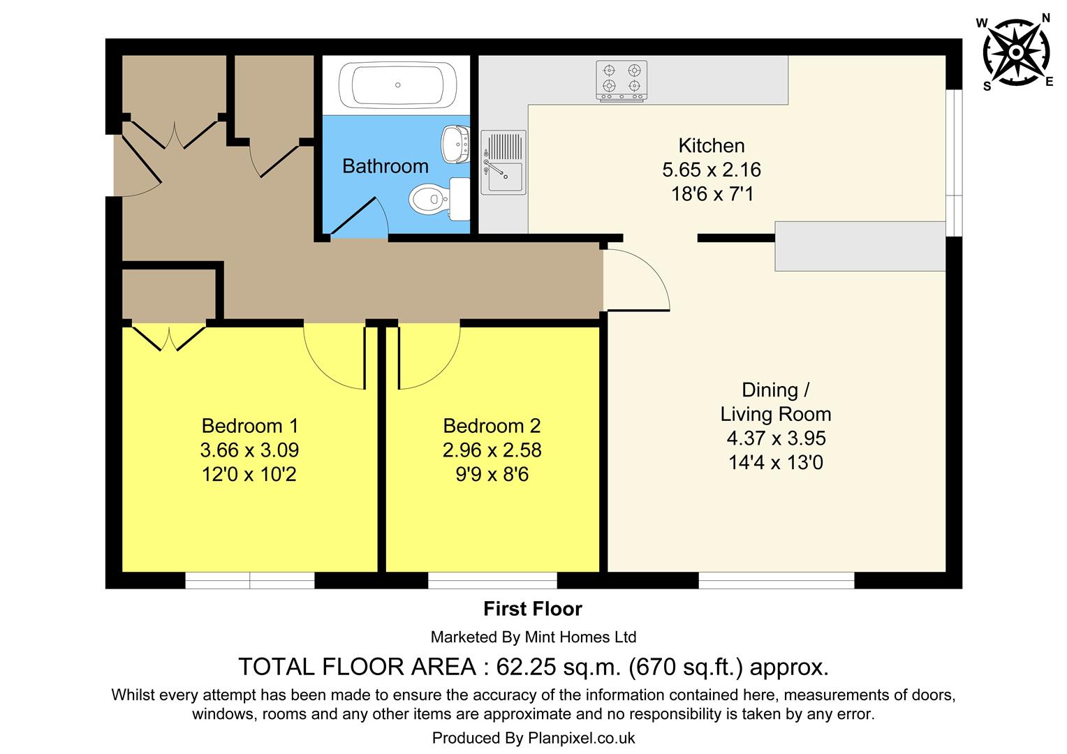 Hazeldene, Crockford Park Road, Addlestone floorplan
