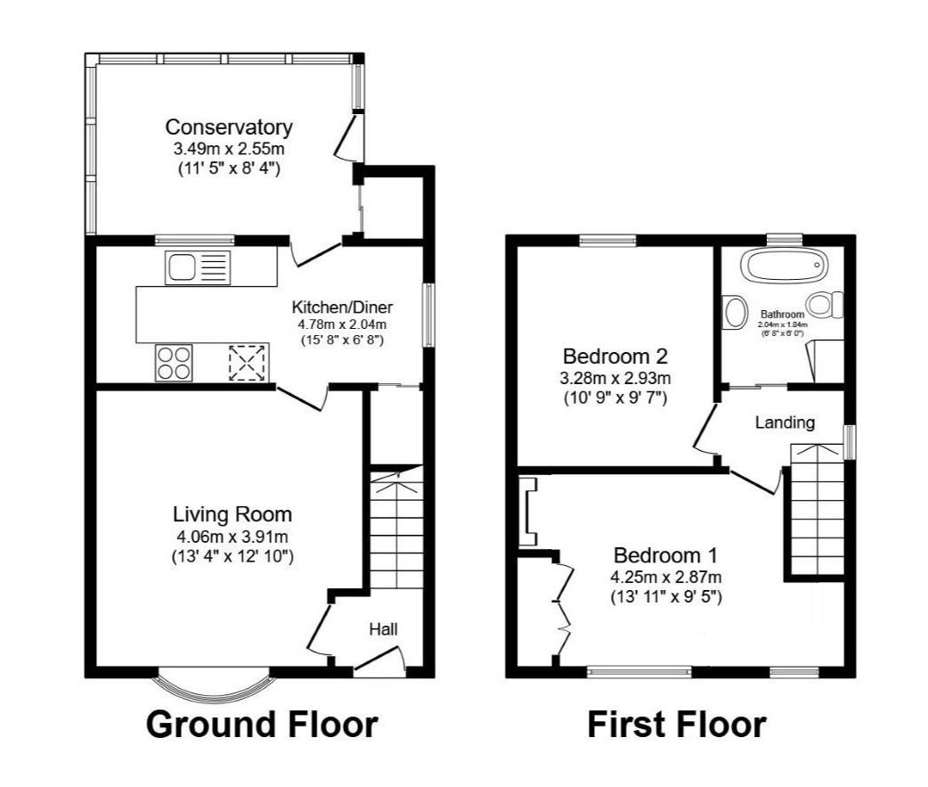 25, Lancaster Avenue, Leek floorplan