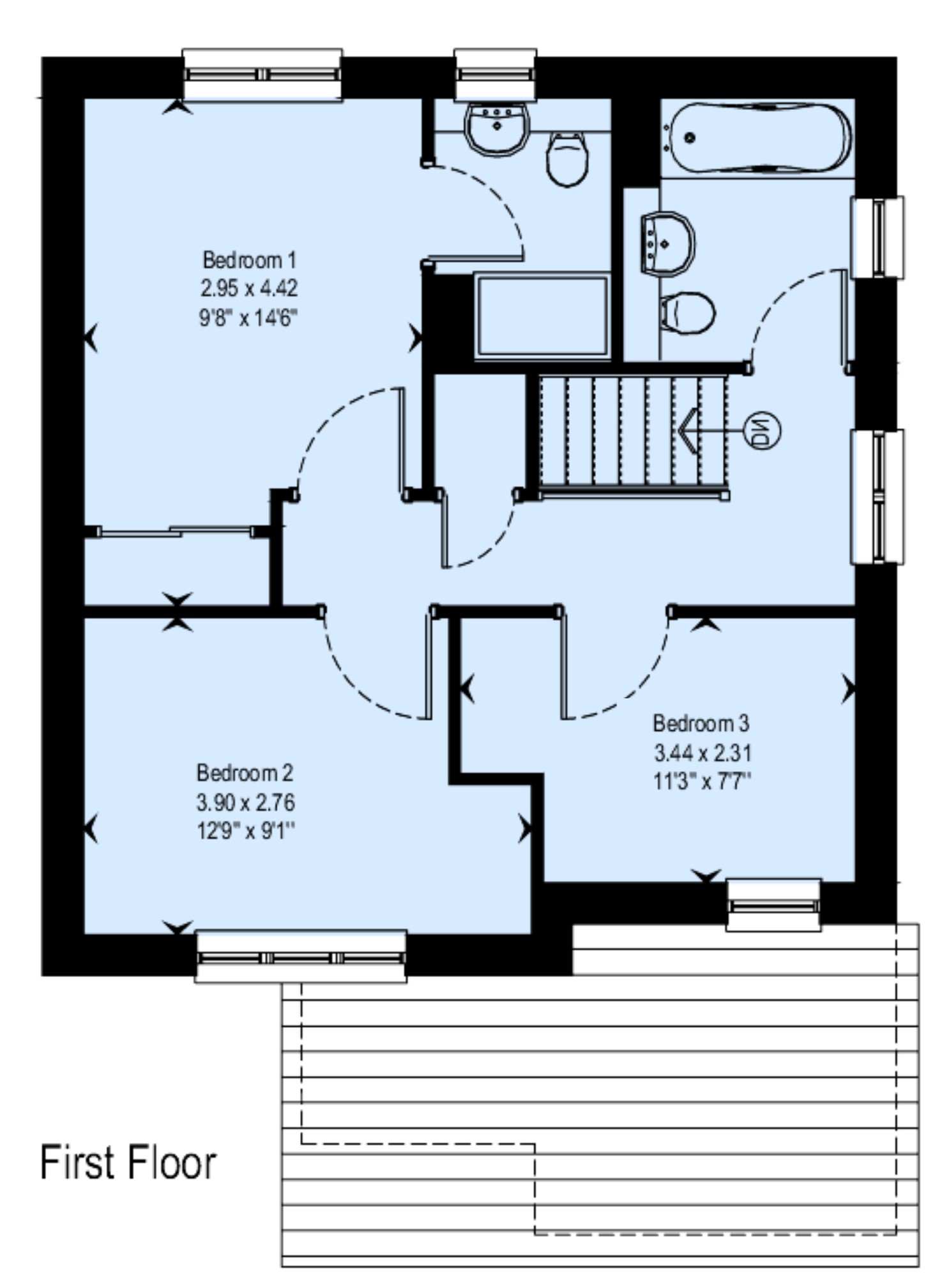6, Orrin Crescent, Crieff floorplan