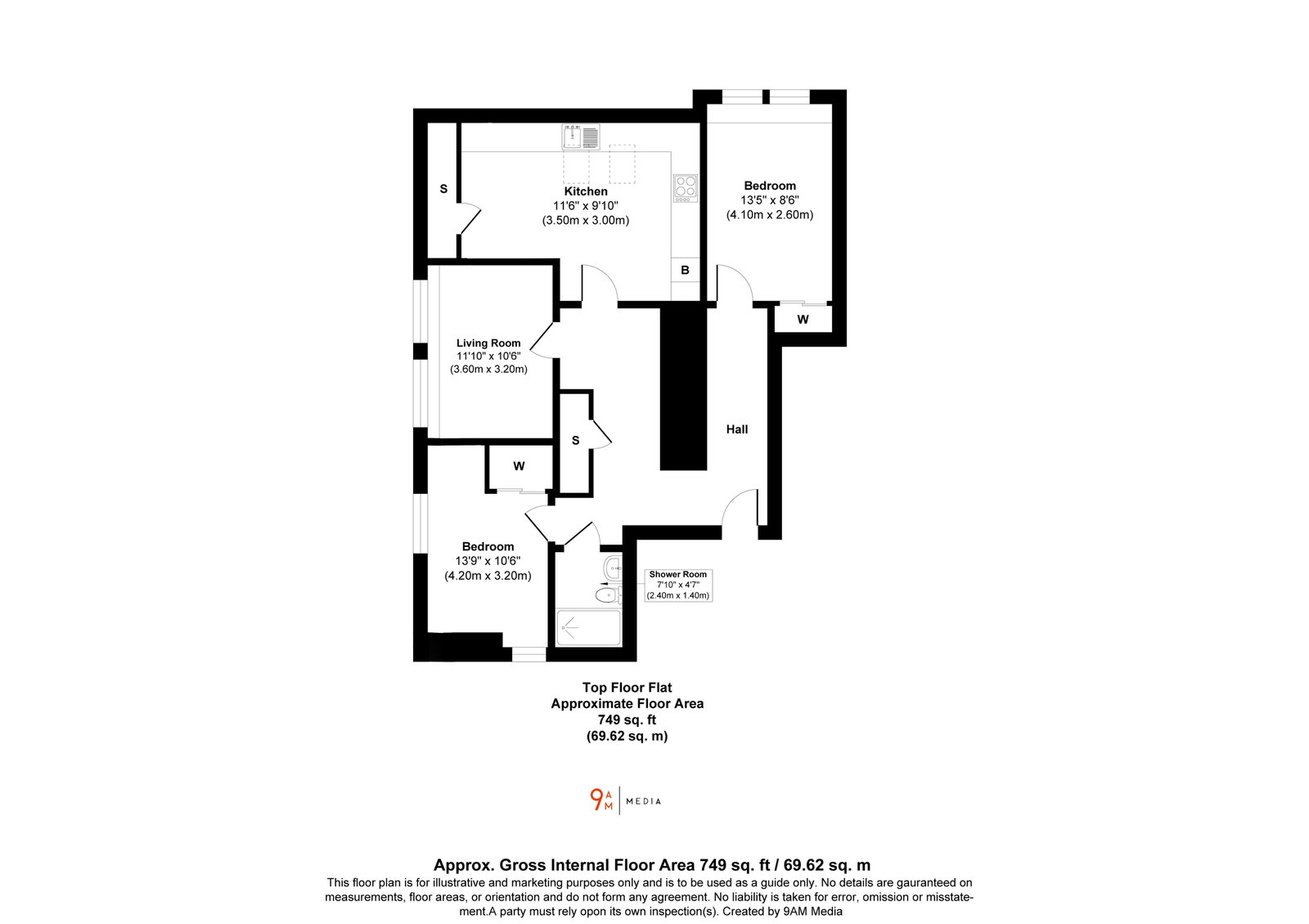 Osborne House,Flat 6, East Fergus Place, Kirkcaldy floorplan