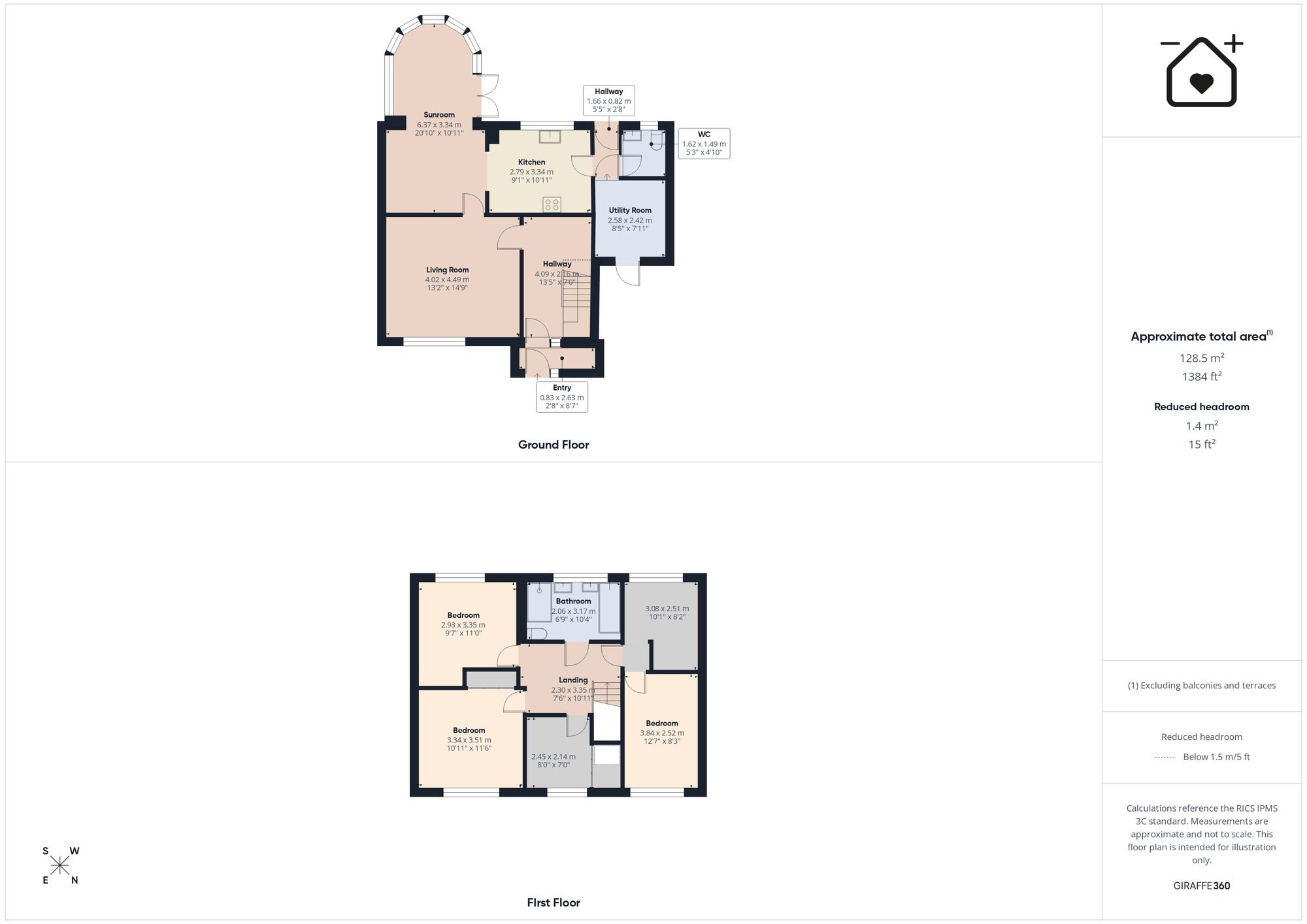 32 Grange Gardens, Llantwit Major floorplan
