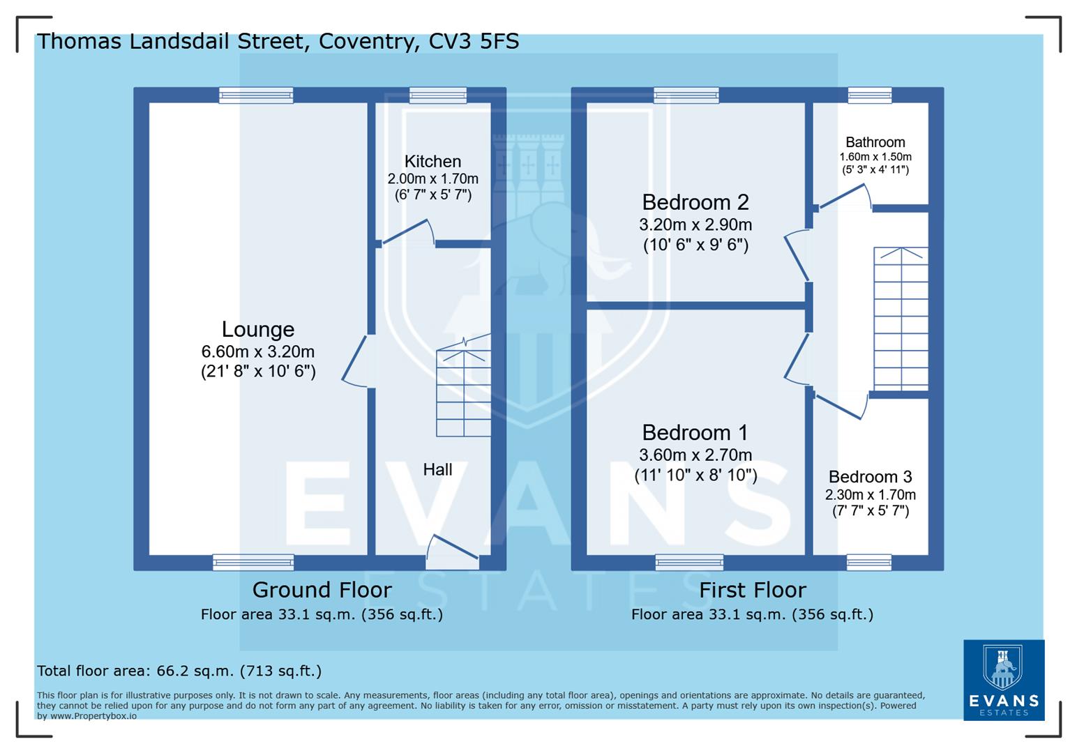 30, Thomas Landsdail Street, Coventry floorplan