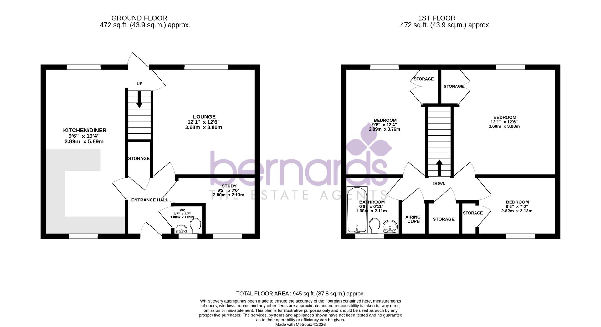 Cobalt Close, Gosport floorplan
