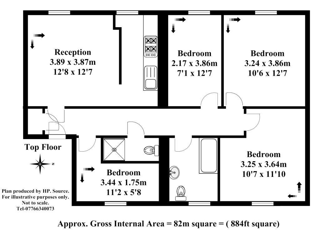 4 Bedrooms Flat to rent in Loftus Road, Shepherds Bush, London W12