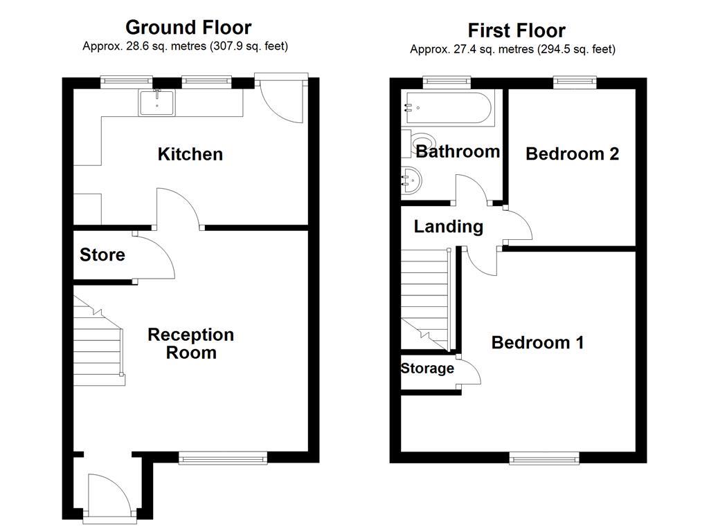 8, Betony Close, Rochdale floorplan