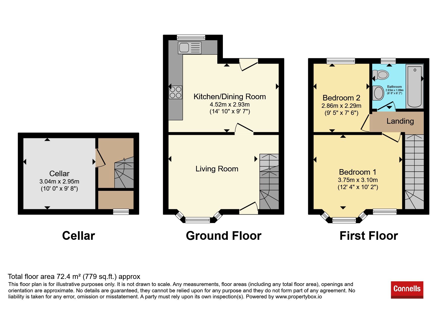 55, Westfaling Street, Hereford floorplan