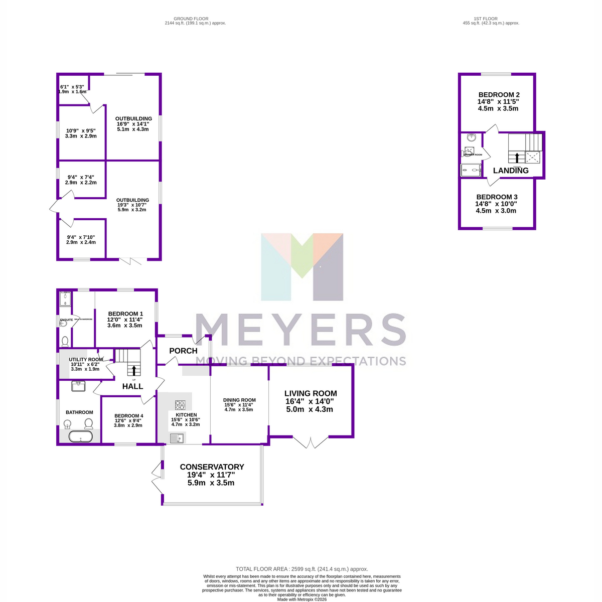 Gundrymor, Three Cross Road, Ferndown floorplan