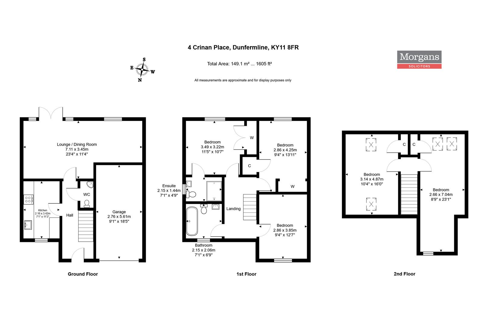 4, Crinan Place, Dunfermline floorplan