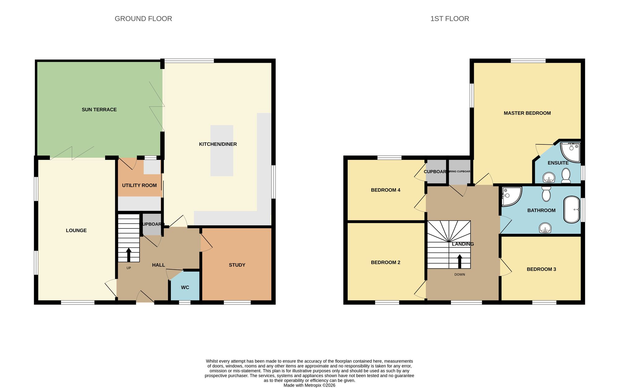 Cromwell House Lutton Gowts, Spalding floorplan