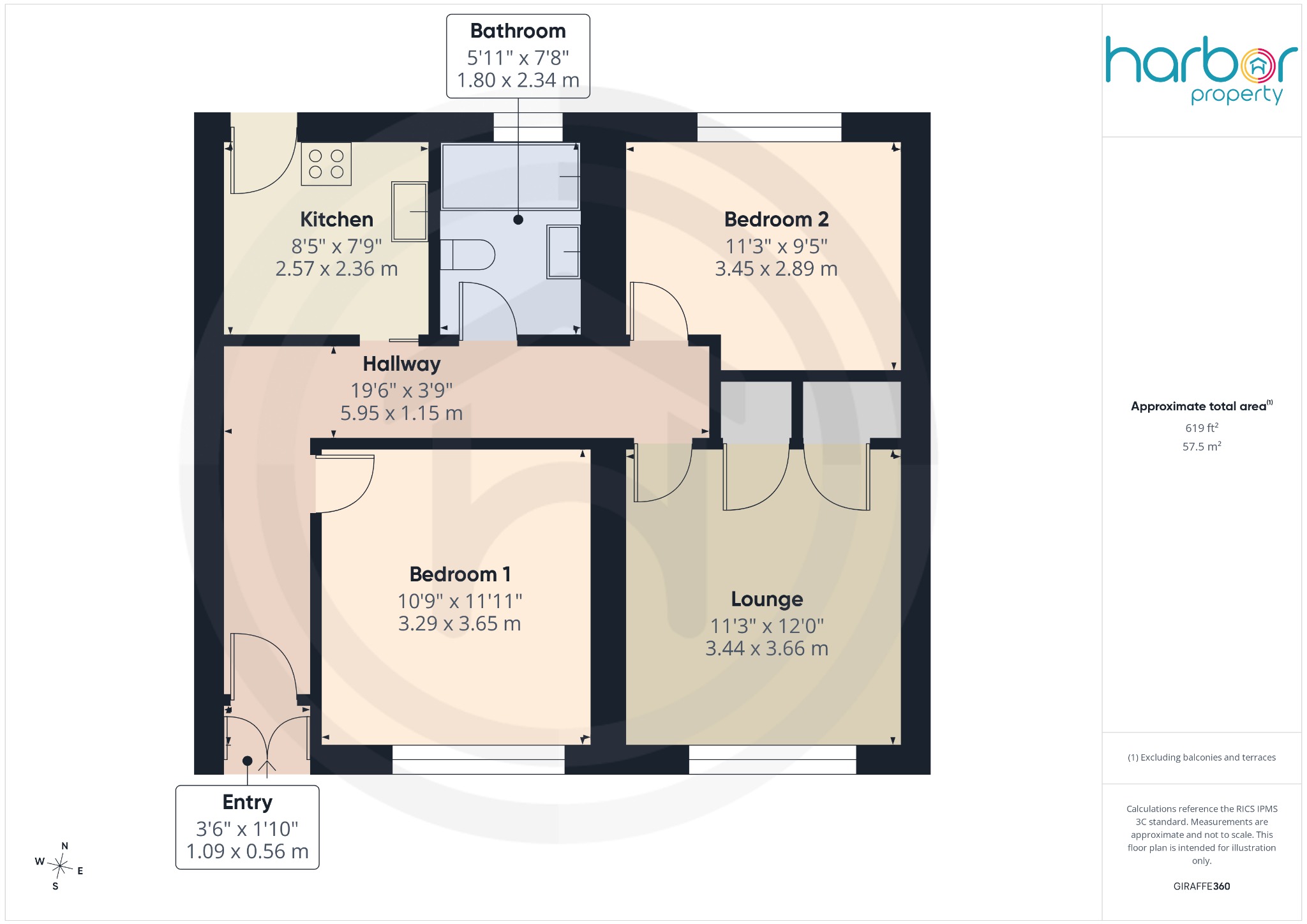 1A Larchgrove Avenue, Springboig, City of Glasgow floorplan