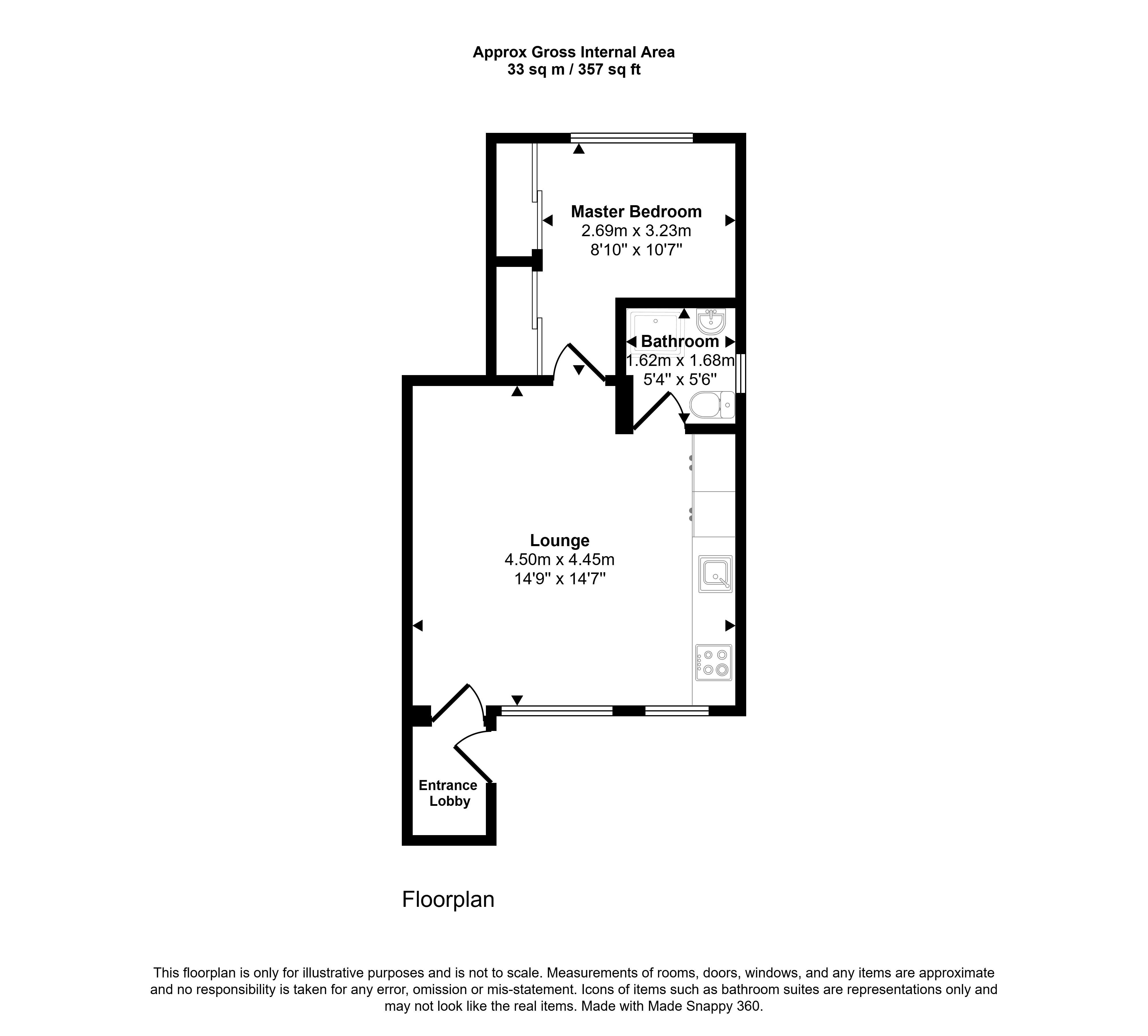 22, Celandine Way, Gateshead floorplan