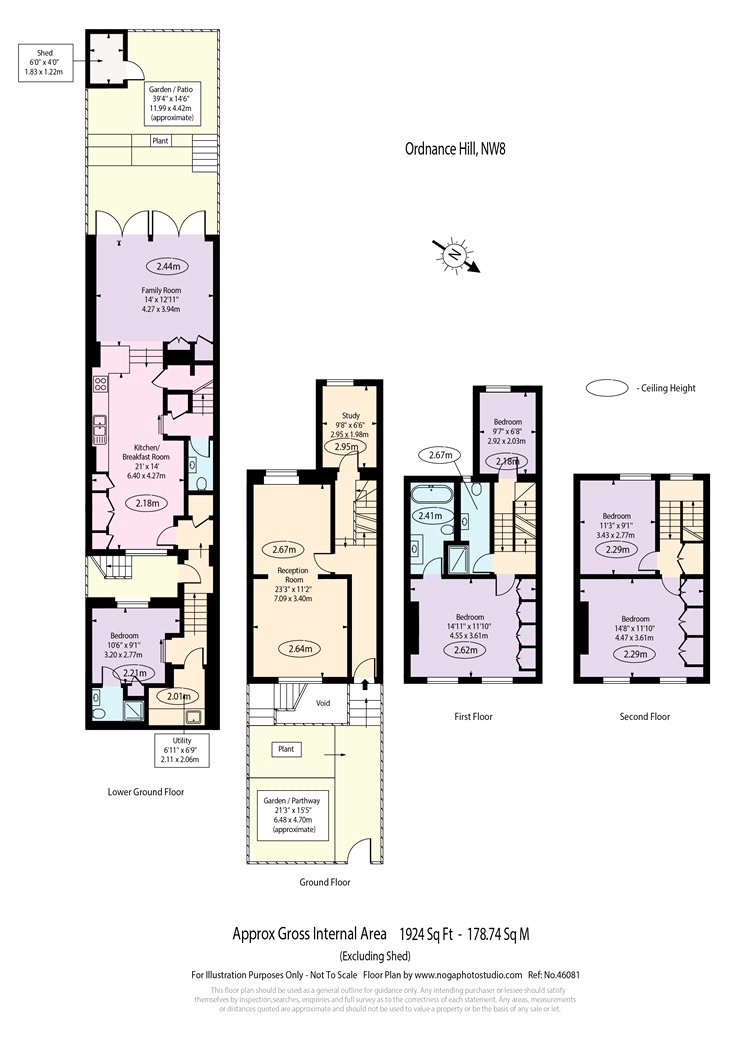21, Ordnance Hill, London floorplan