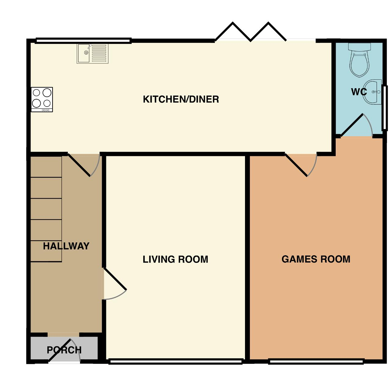 4 Debden Walk, Hornchurch floorplan