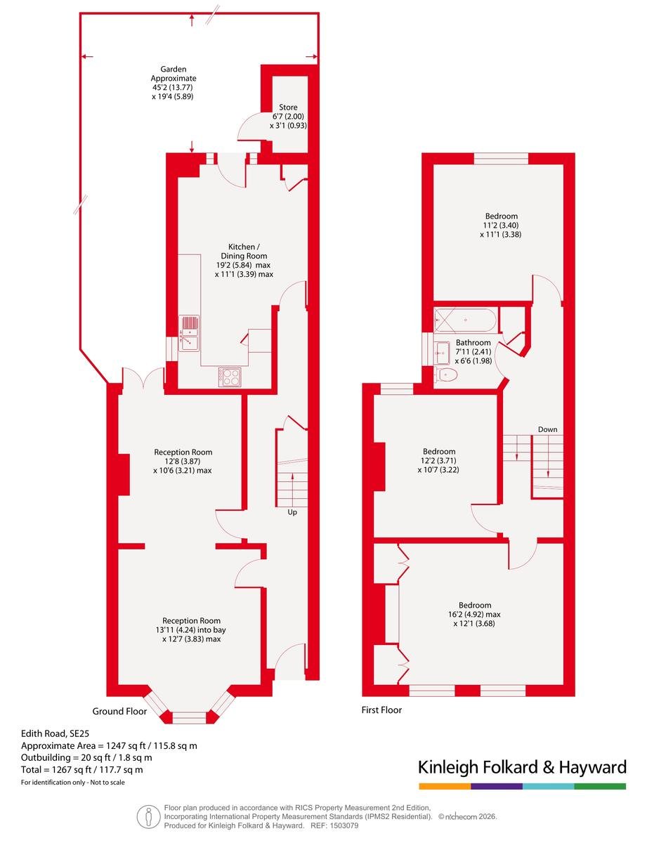 Edith Road, London floorplan
