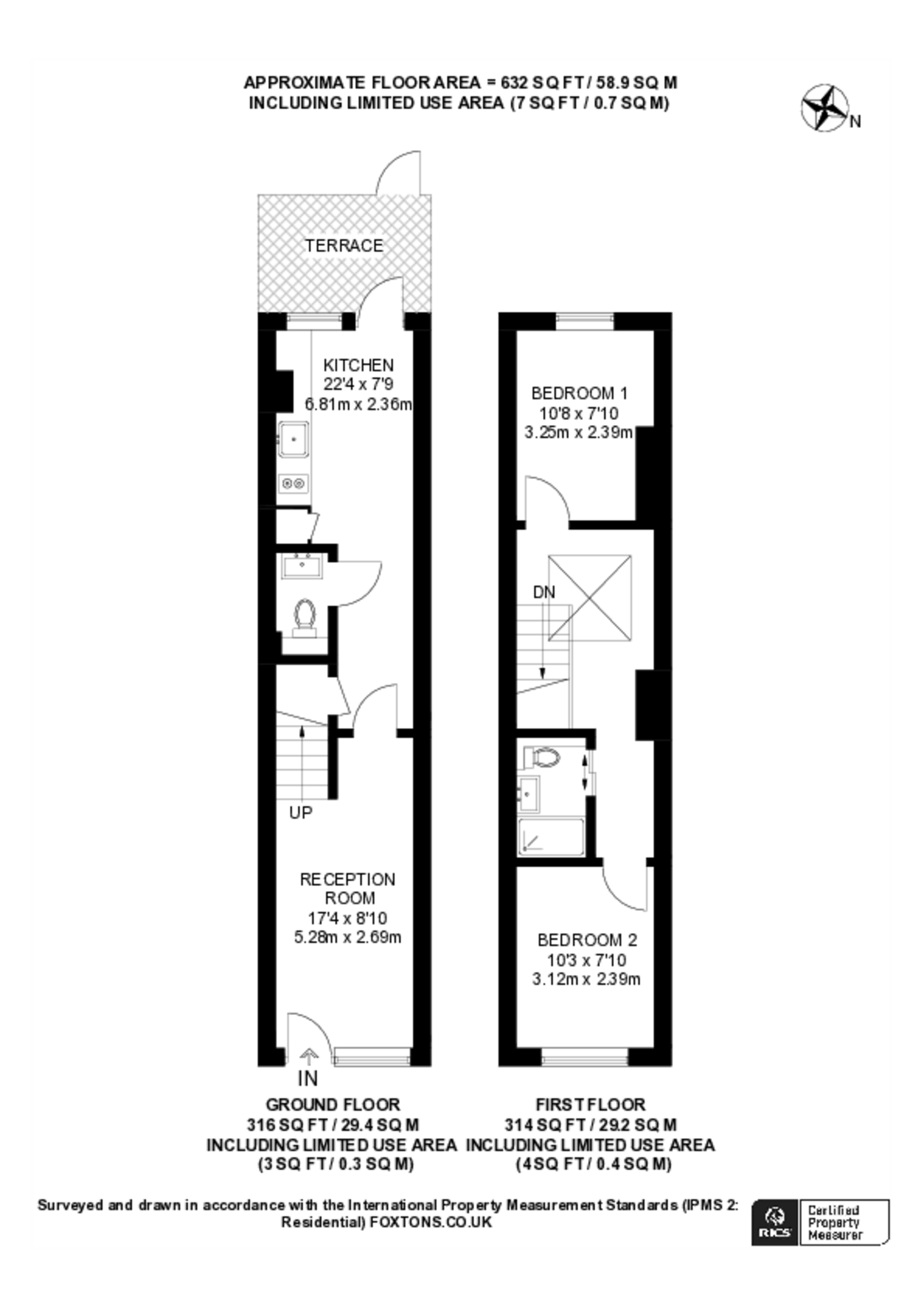 Prowse Place, Camden floorplan