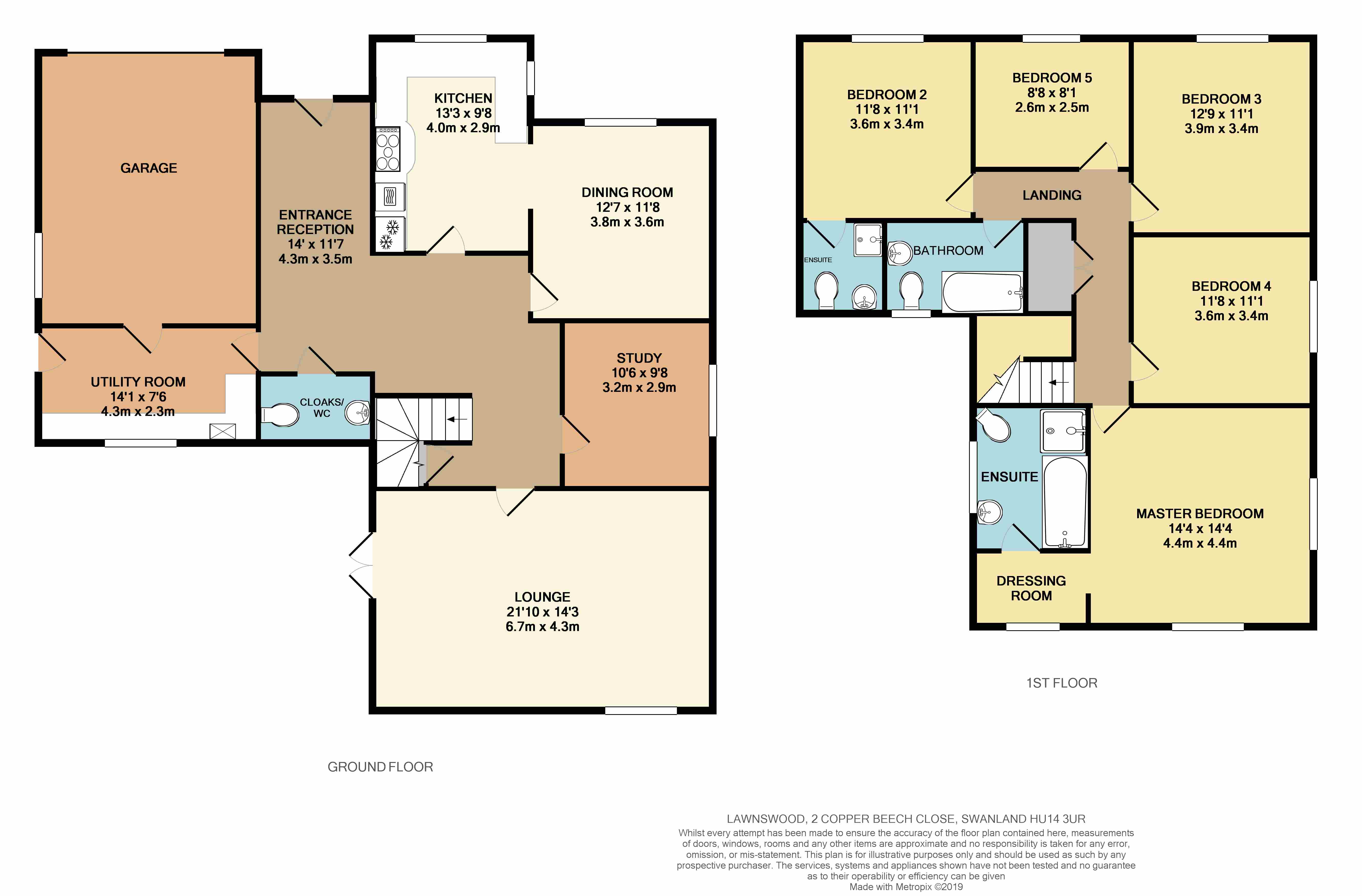 5 Bedrooms Detached house for sale in Copper Beech Close, Swanland, North Ferriby, East Riding Of Yorkshi HU14