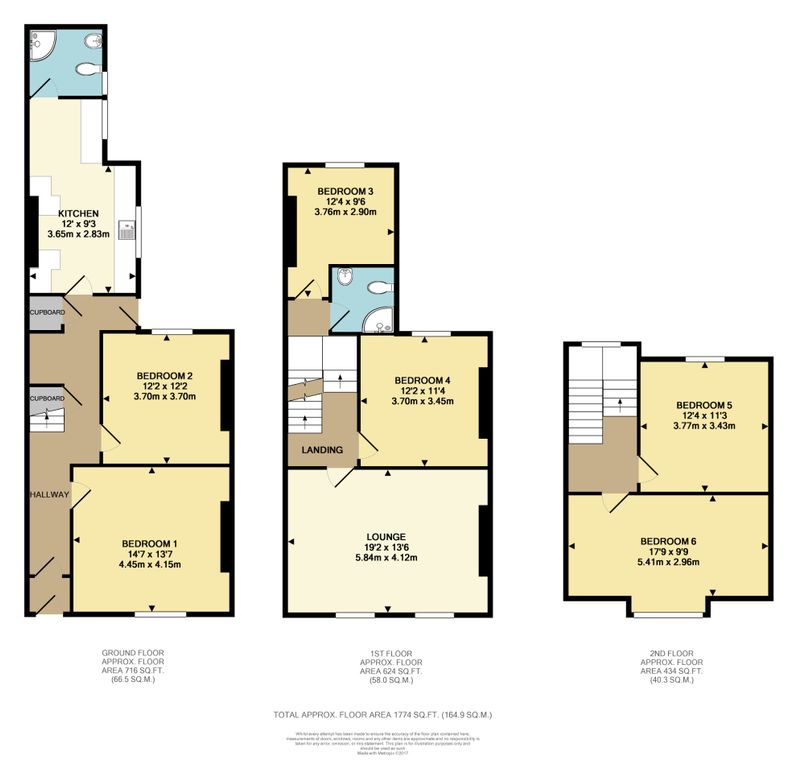 22, Mount Street, Plymouth floorplan