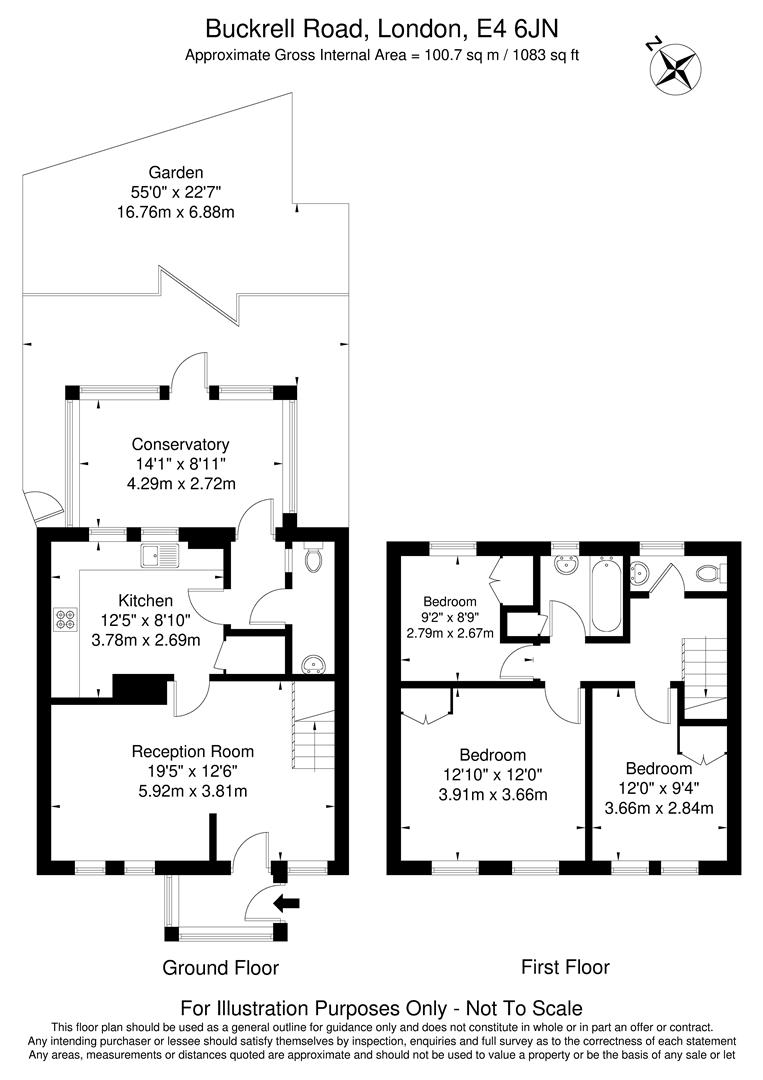 12, Buckrell Road, London floorplan