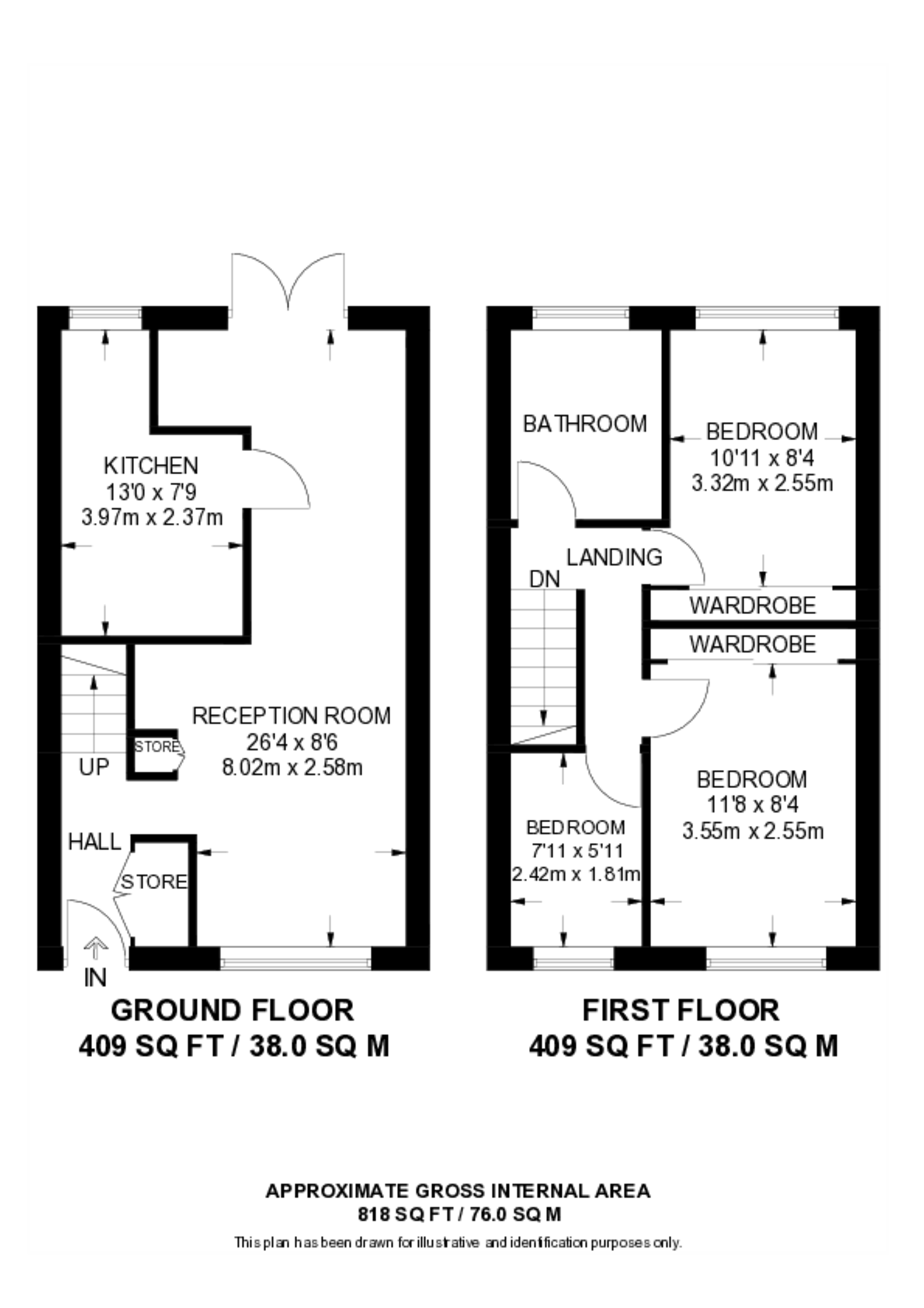 Mills Grove, Poplar floorplan