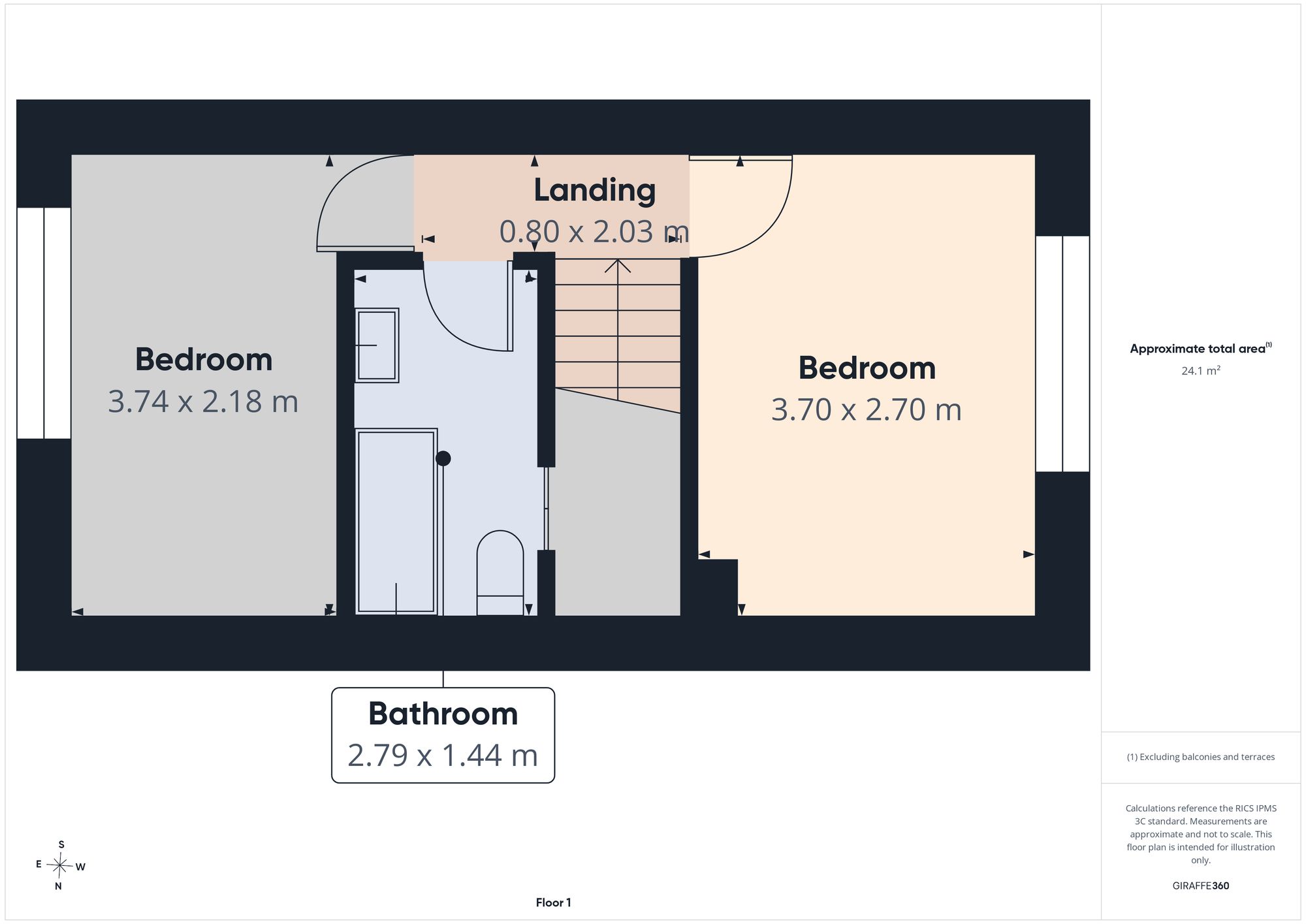 53 Westcliffe Way, South Shields floorplan
