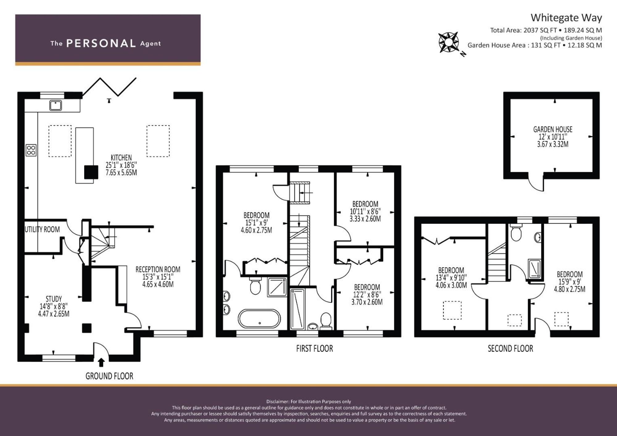 3 Whitegate Way, Tadworth floorplan