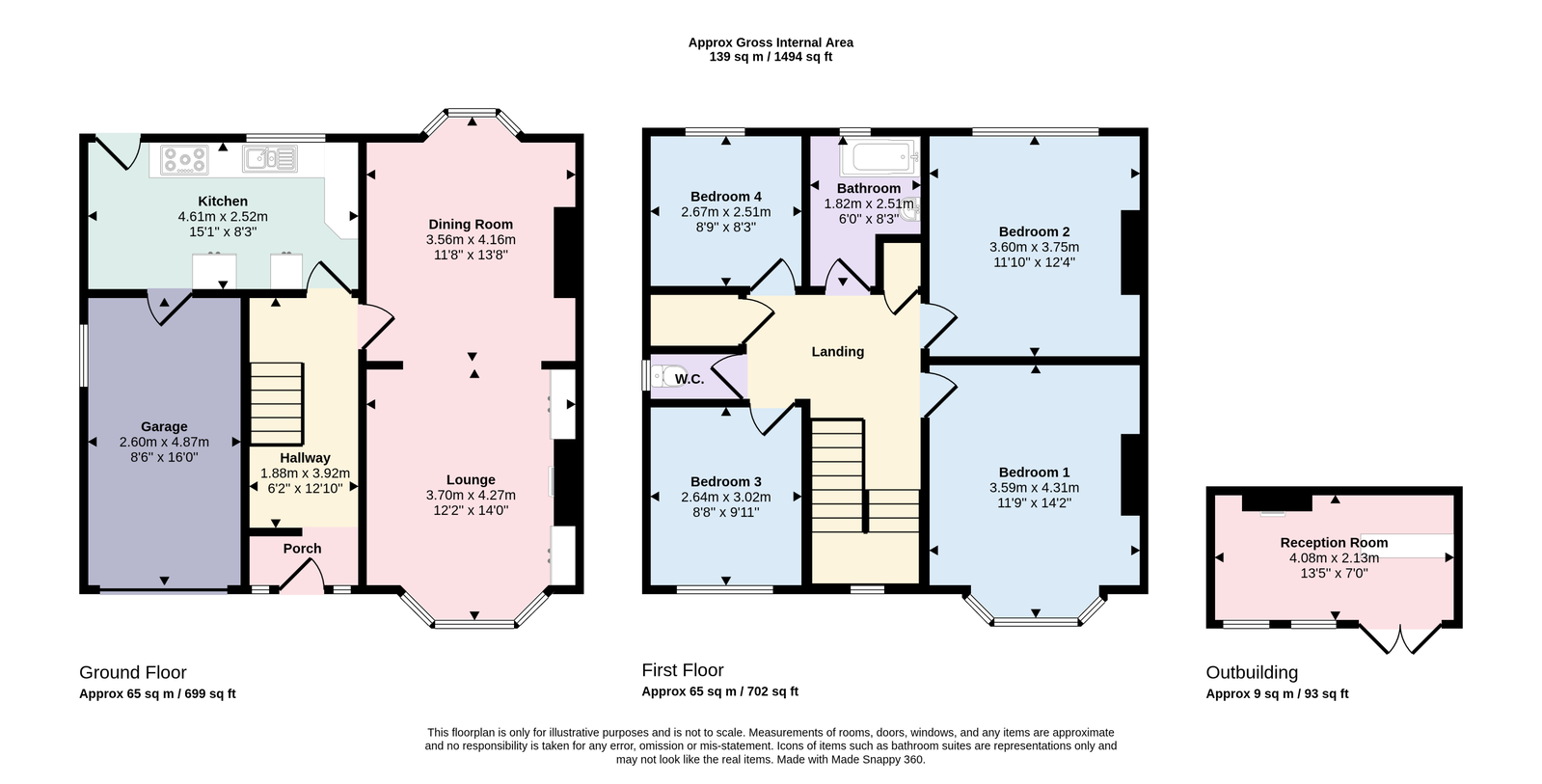 10, Princess Street, Workington floorplan
