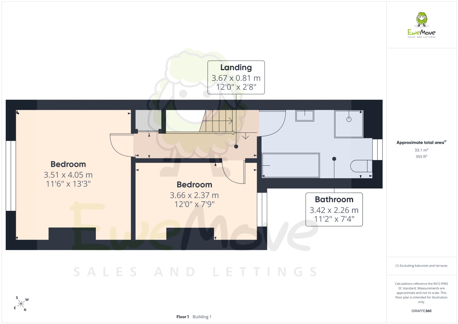 134, CUXTON ROAD, ROCHESTER floorplan