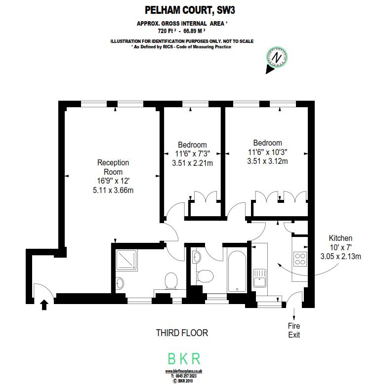 2 Bedrooms Flat to rent in Pelham Court, Fulham Road, London SW3