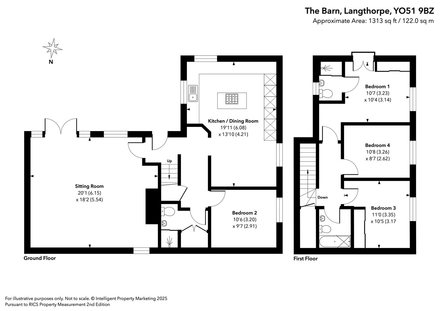 The Barn, Langthorpe, Boroughbridge. York floorplan