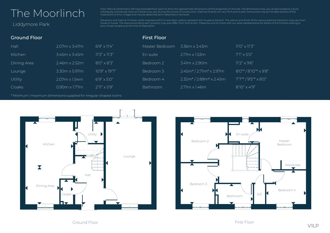Plot 21 Moorlinch, Liddymore Park,, Plot 21 The Moorlinch, Liddymore Park, Somerset floorplan