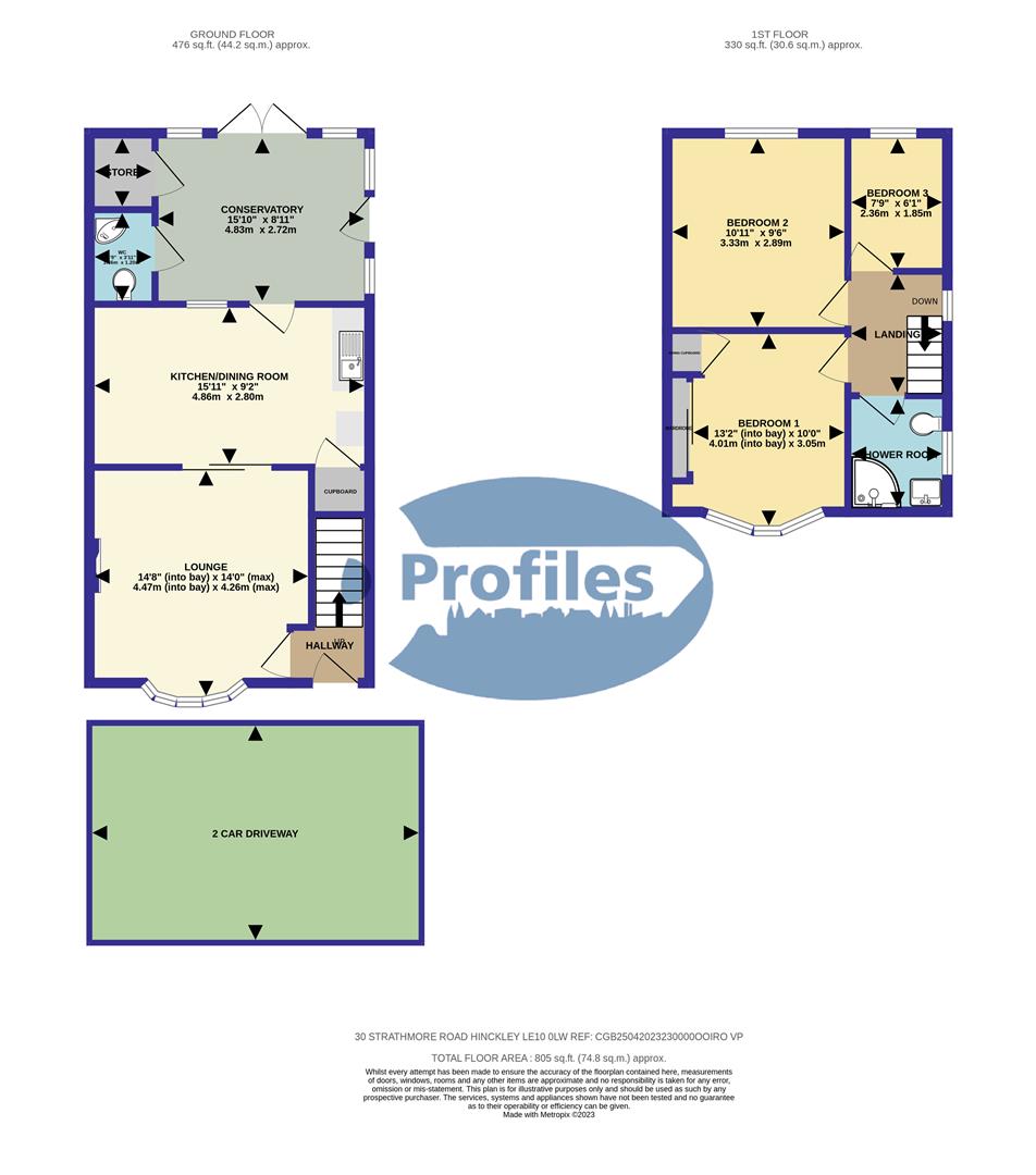 Strathmore Road, Hinckley LE10, 3 bedroom semidetached house for sale