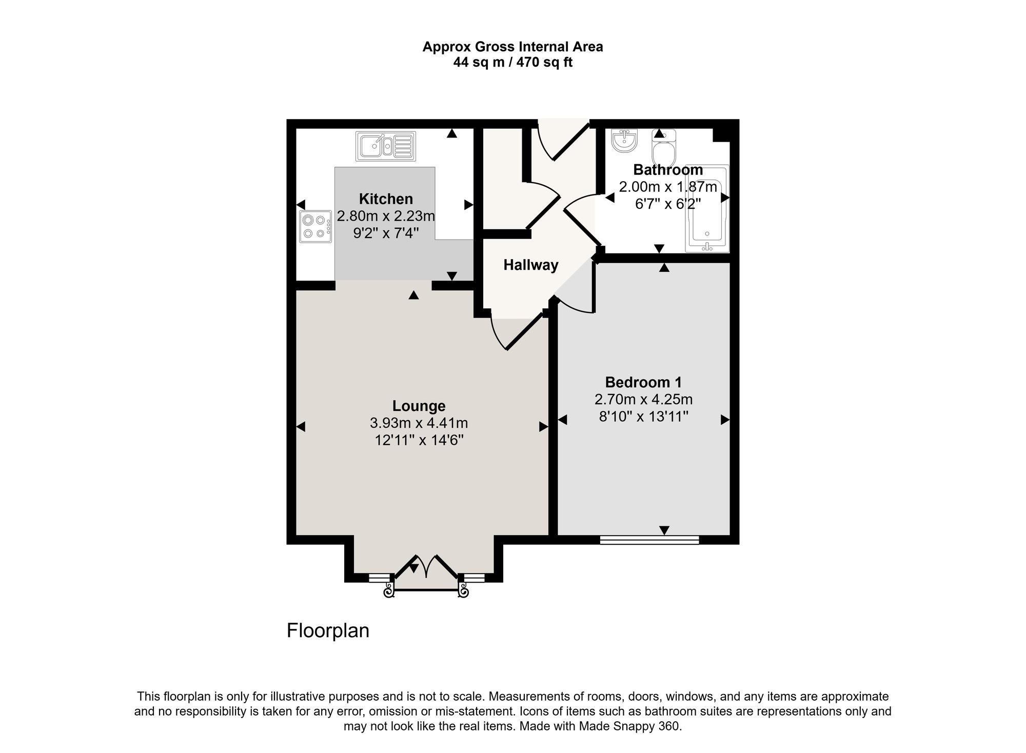 Apt 19, The Locks, Manchester floorplan