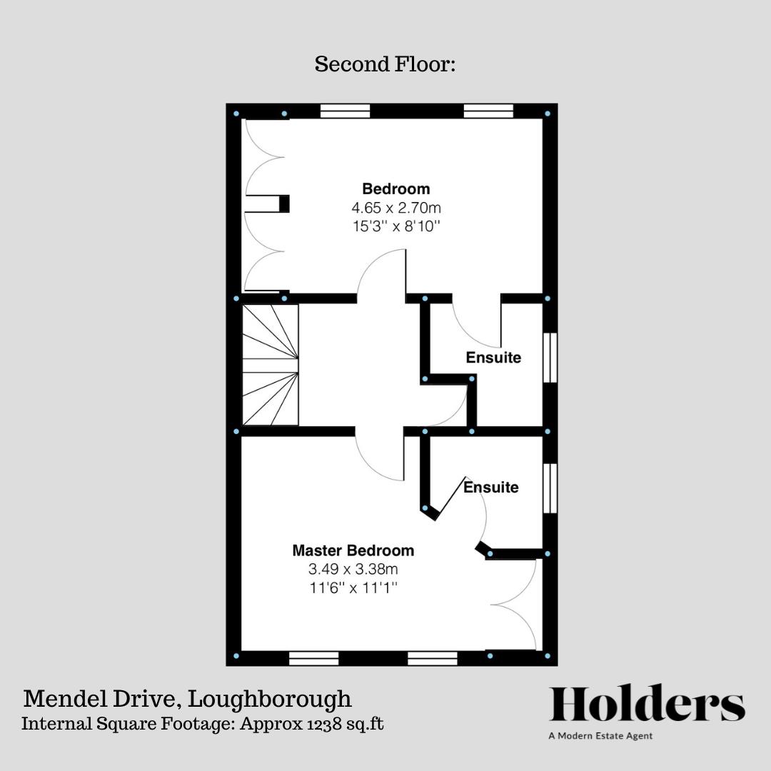 5, Mendel Drive, Loughborough floorplan