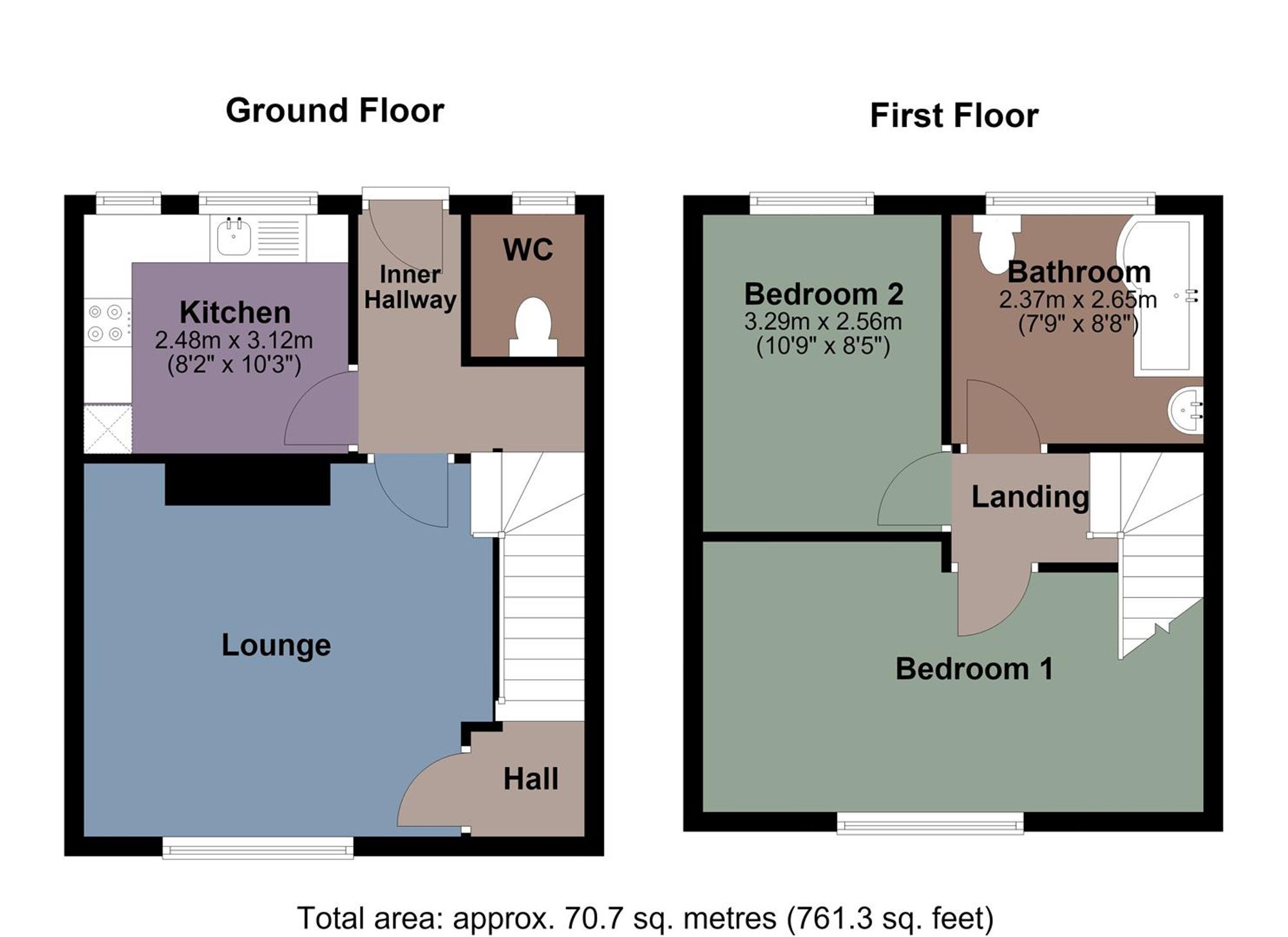 22, Alun Road, Swansea floorplan