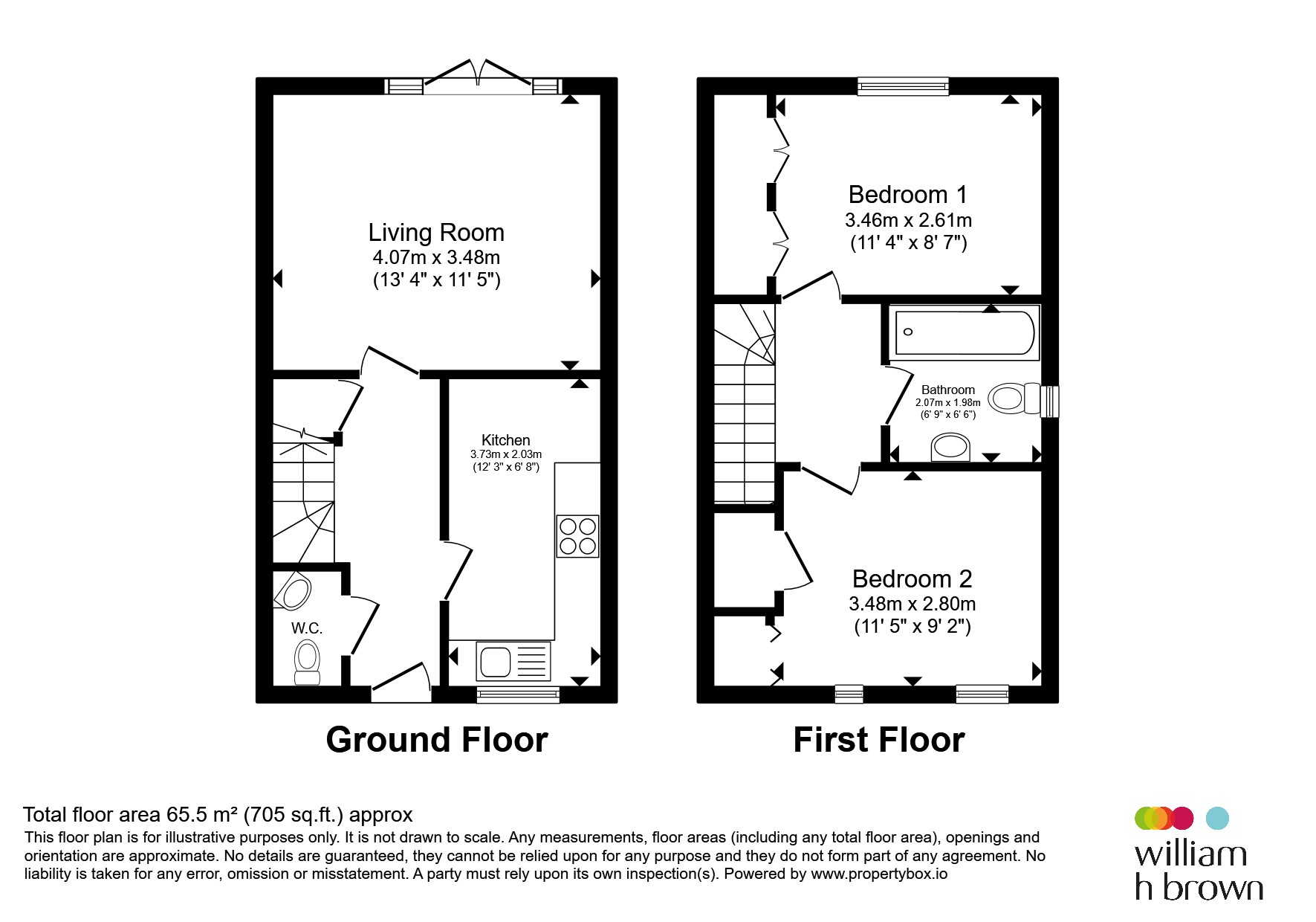 72, Grantham Avenue, Sudbury floorplan