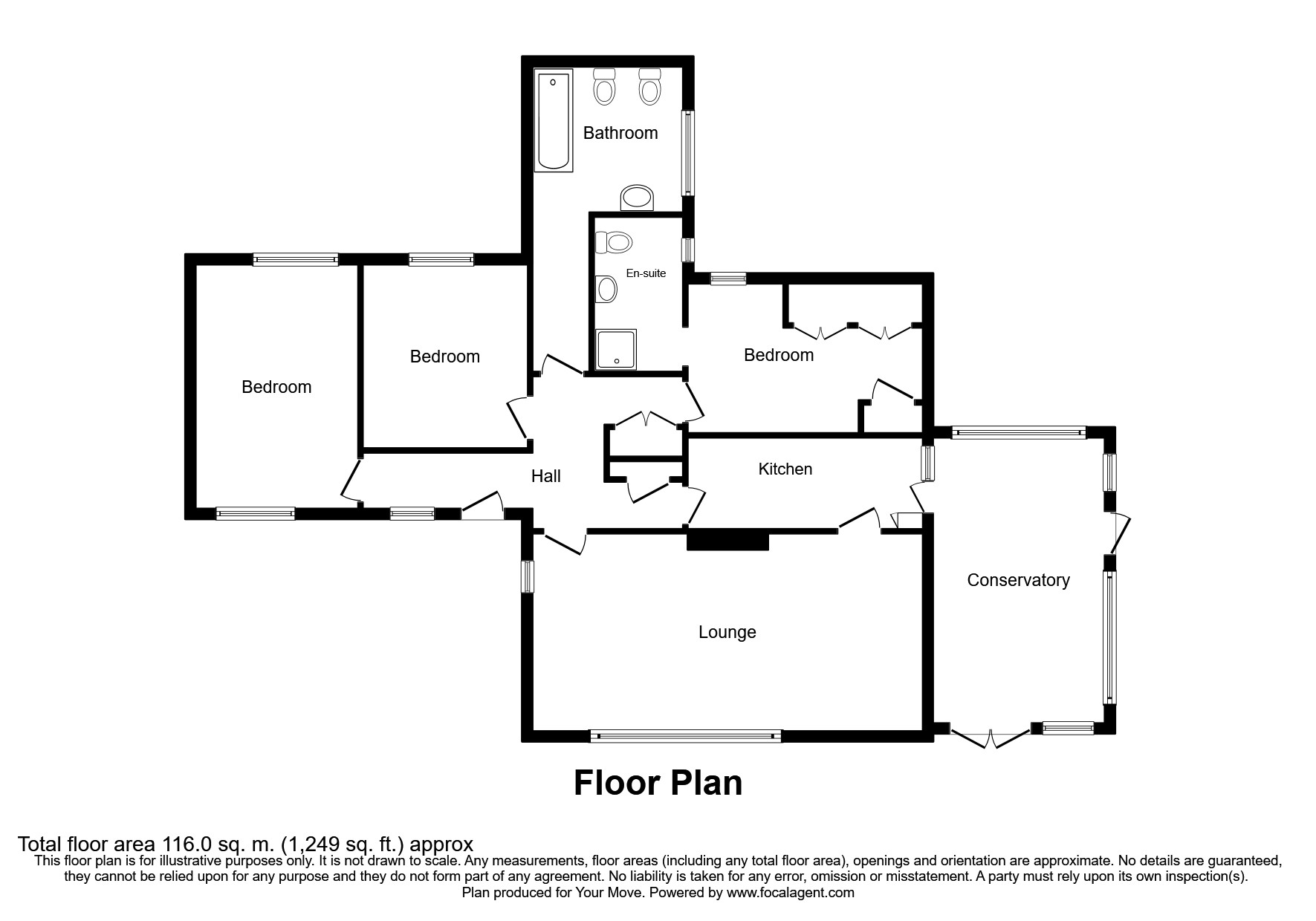 Glebe End, Canwick, Lincoln, Lincolnshire LN4, 3 bedroom bungalow for