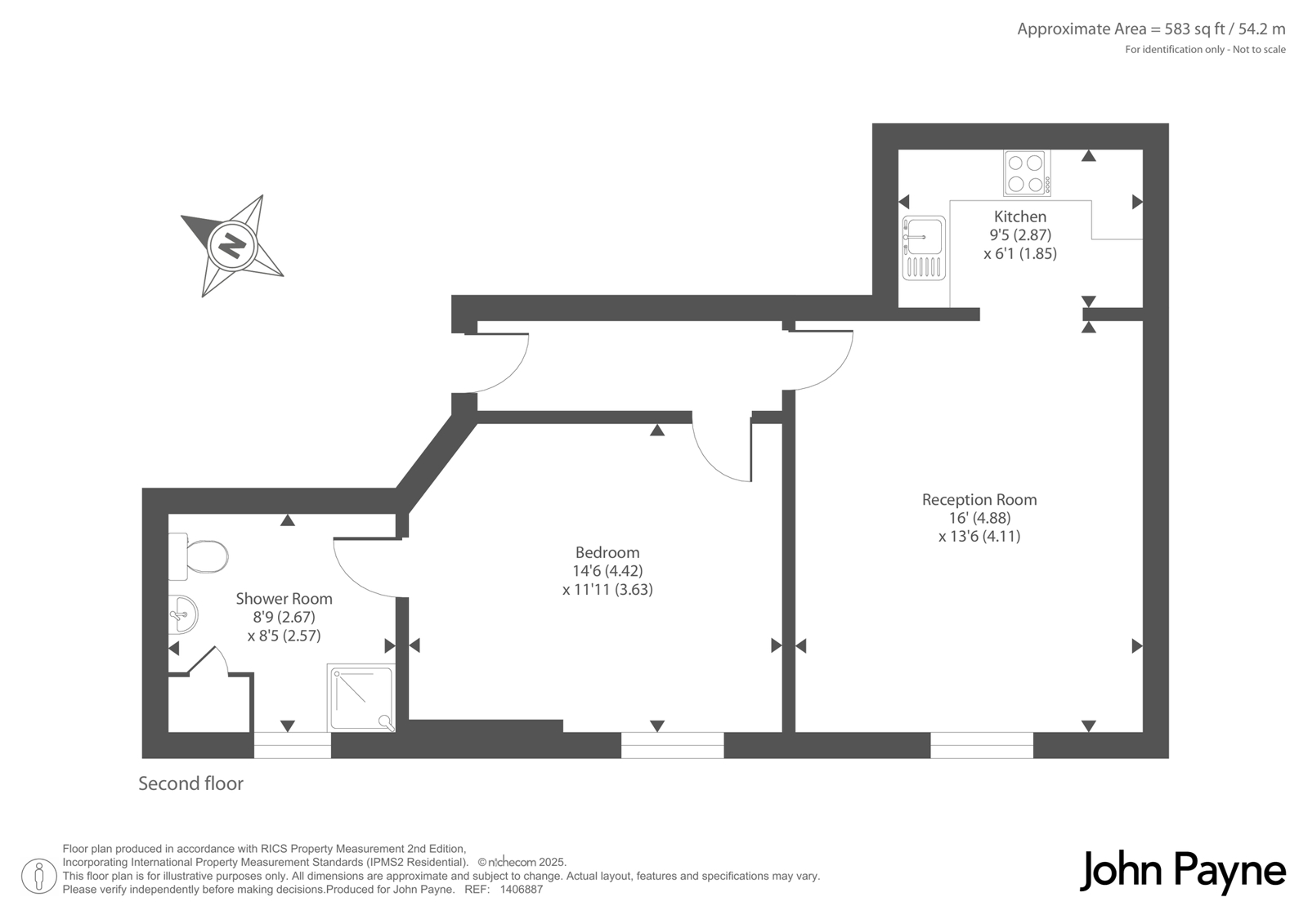 Flat 7, 6, Kidbrooke Park Road, London floorplan