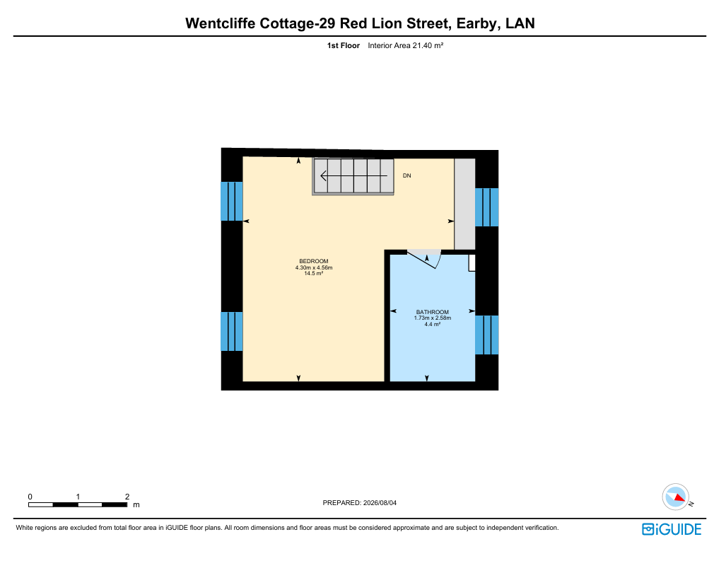 Wentcliffe Cottage, 29, Red Lion Street, Lancashire floorplan