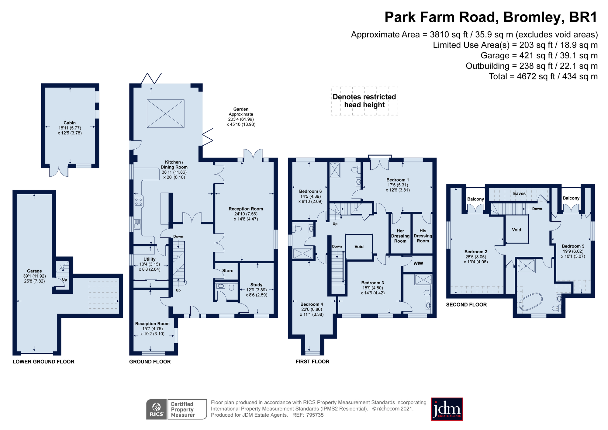 Robins Roost, 35, Park Farm Road, Bickley floorplan