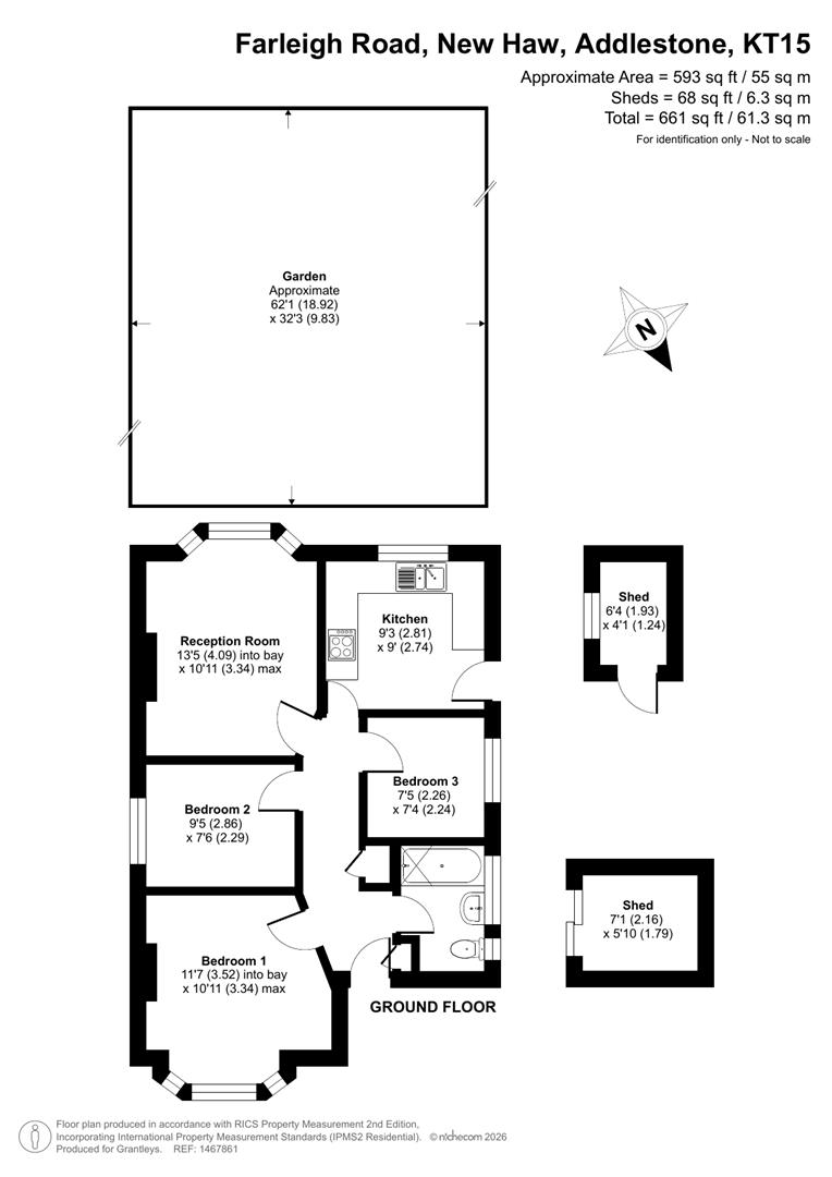 50, Farleigh Road, Weybridge floorplan