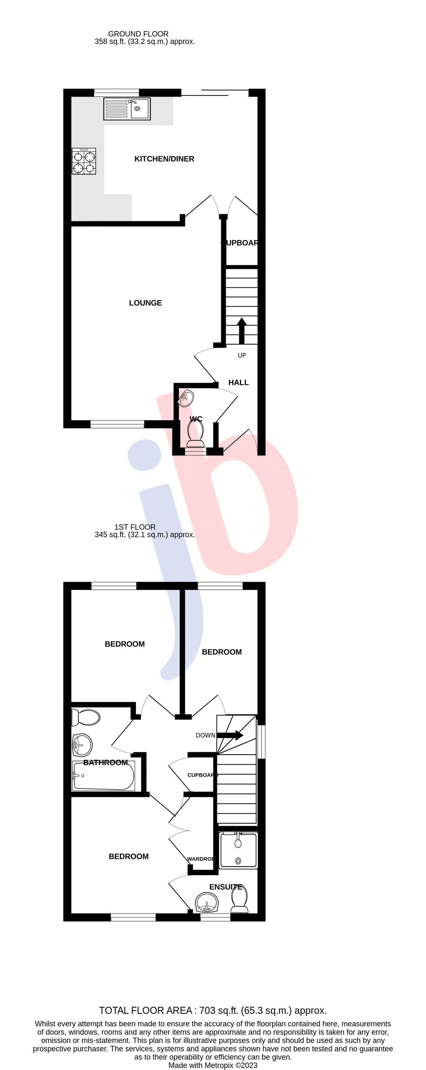 4, Youngs Close, Newark floorplan