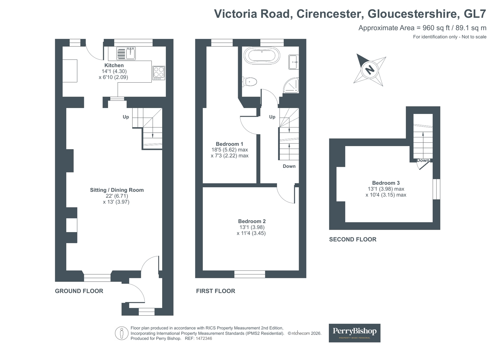 34, Victoria Road, Gloucestershire floorplan