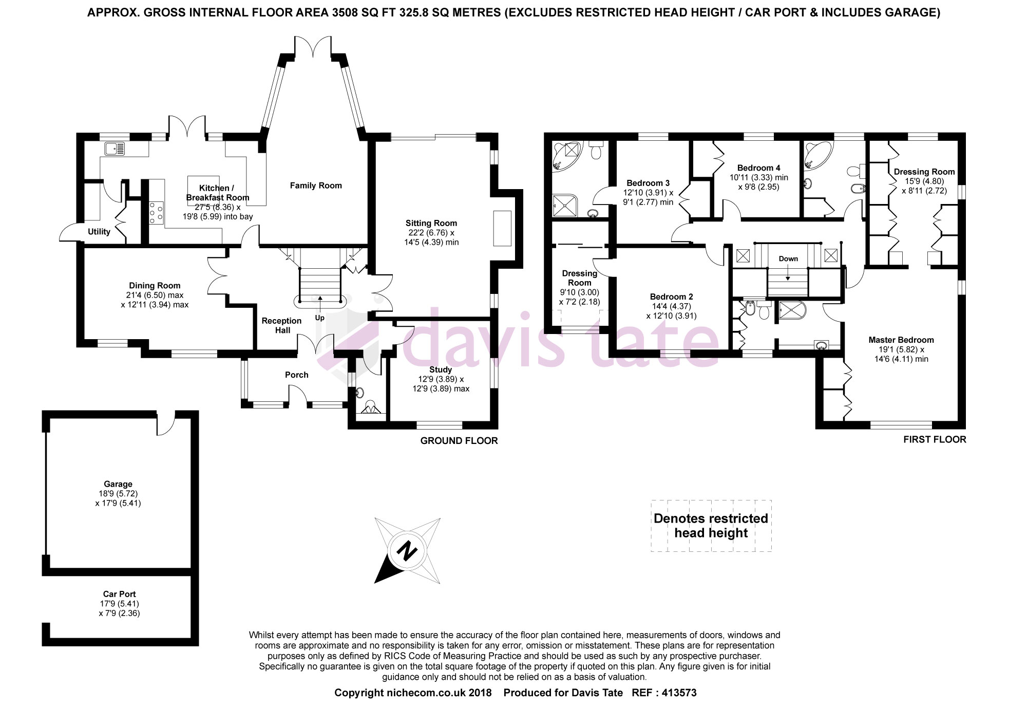 4 Bedrooms Detached house for sale in Horsepond Road, Gallowstree Common RG4